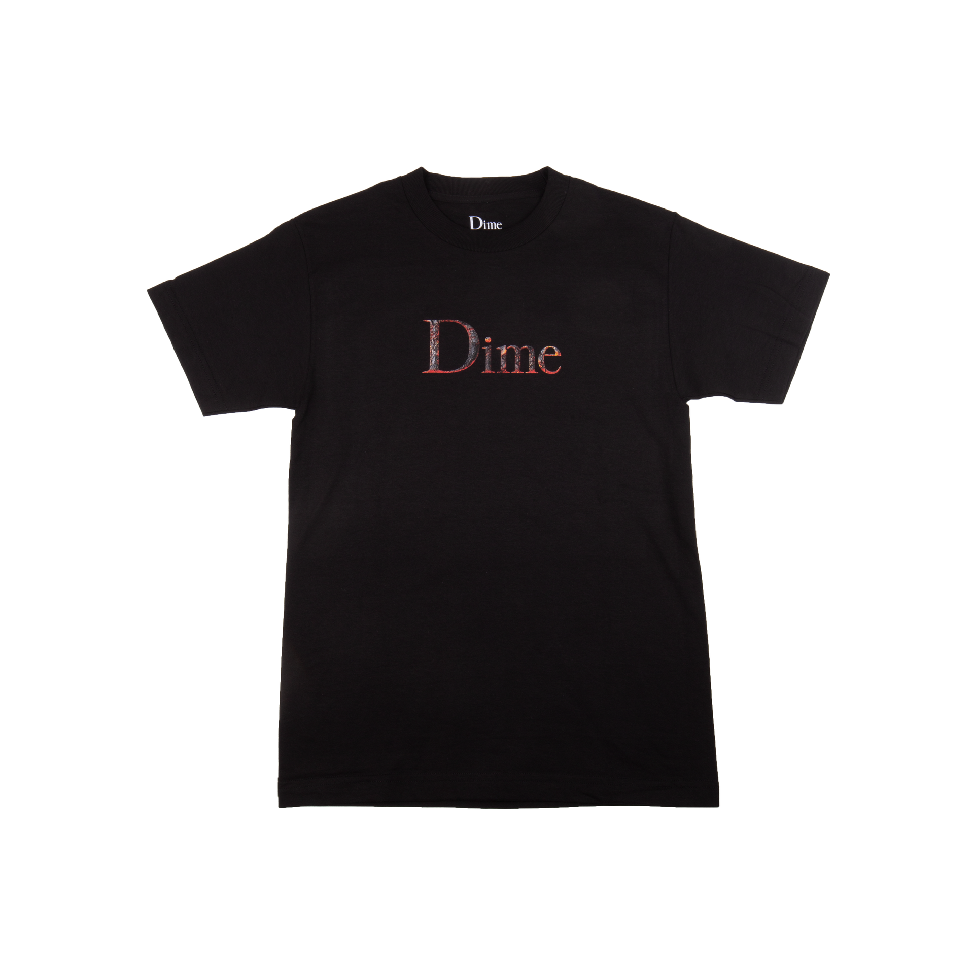 Dime Black Molten Core Logo Tee