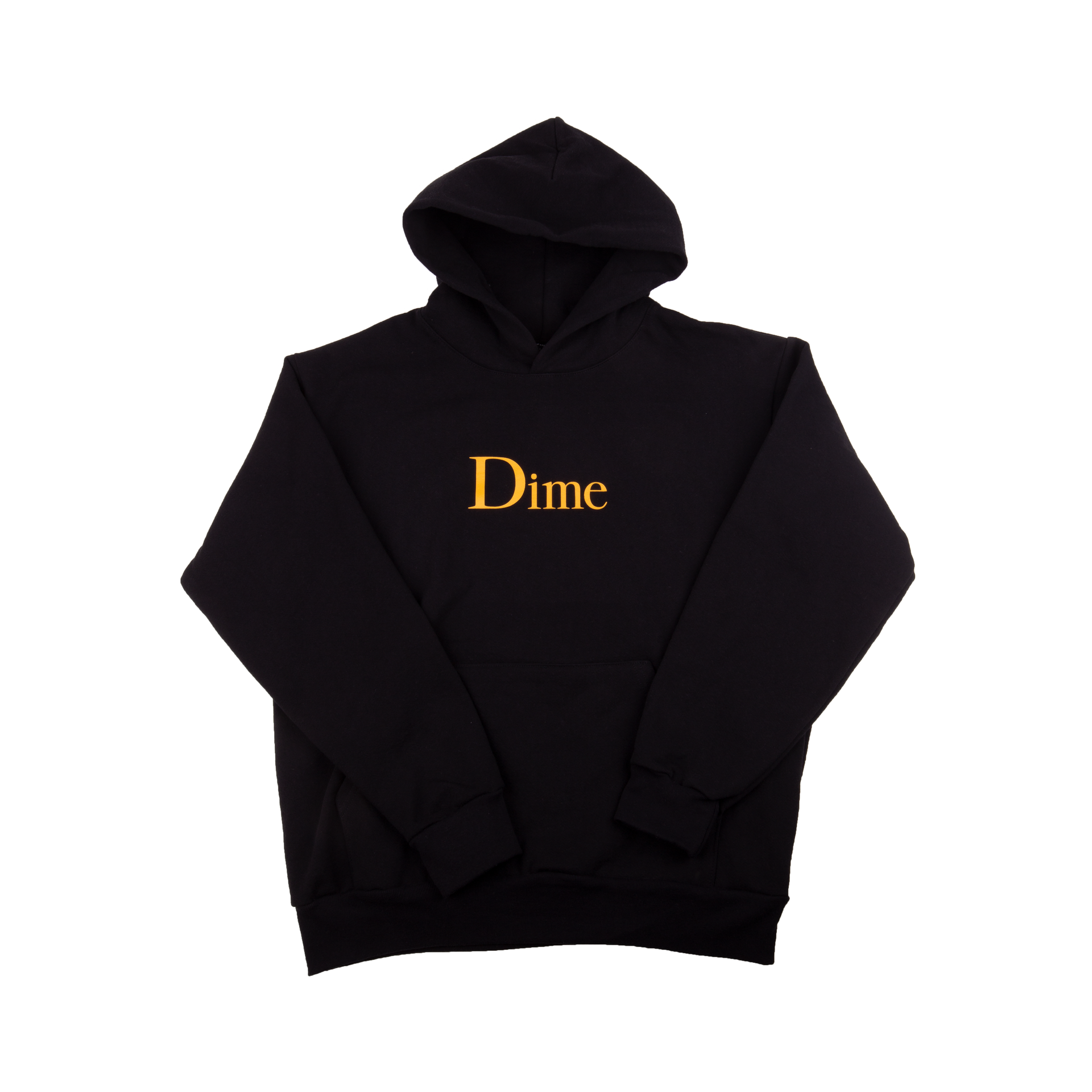 Dime Black Classic Logo Hoodie