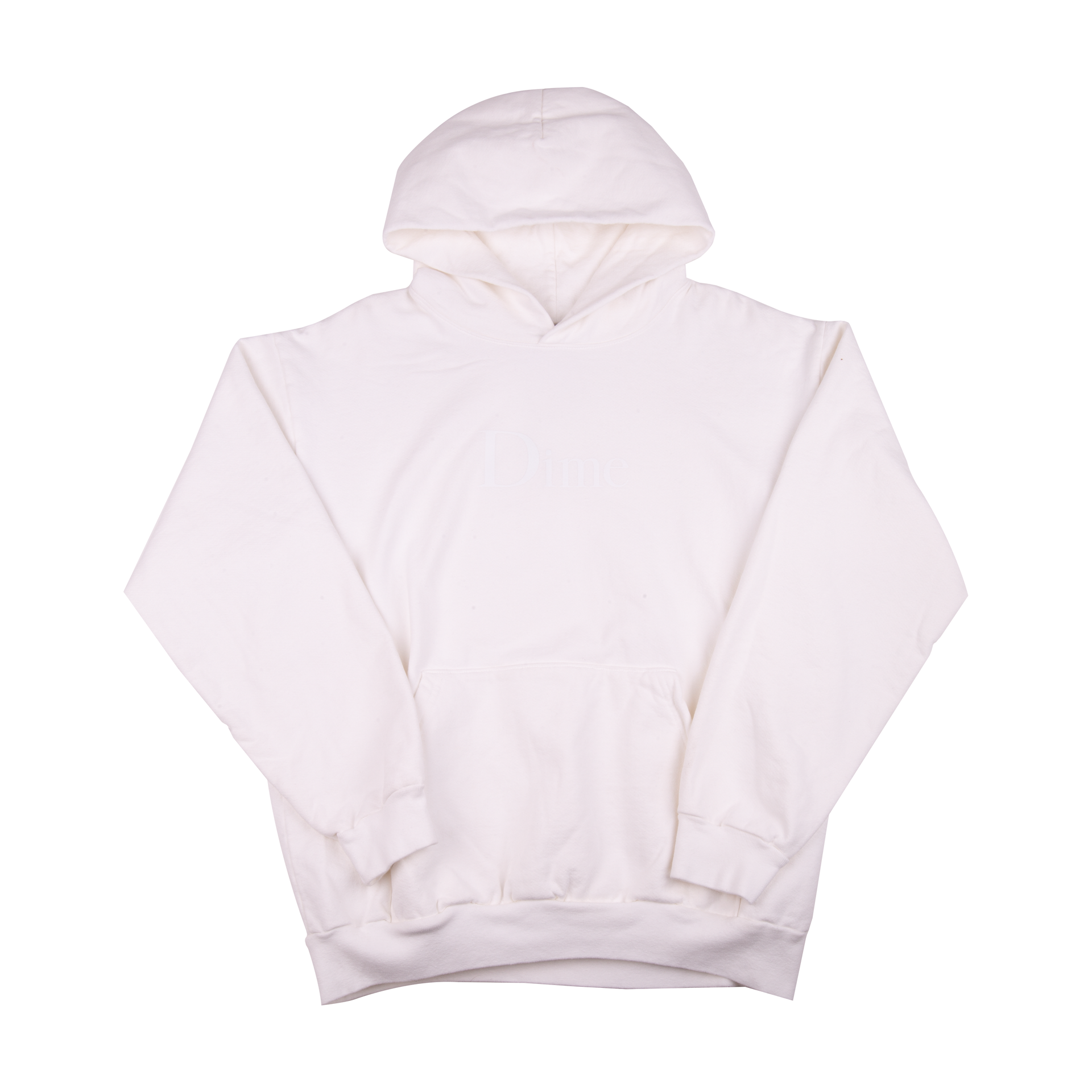 Dime White Classic Logo Hoodie