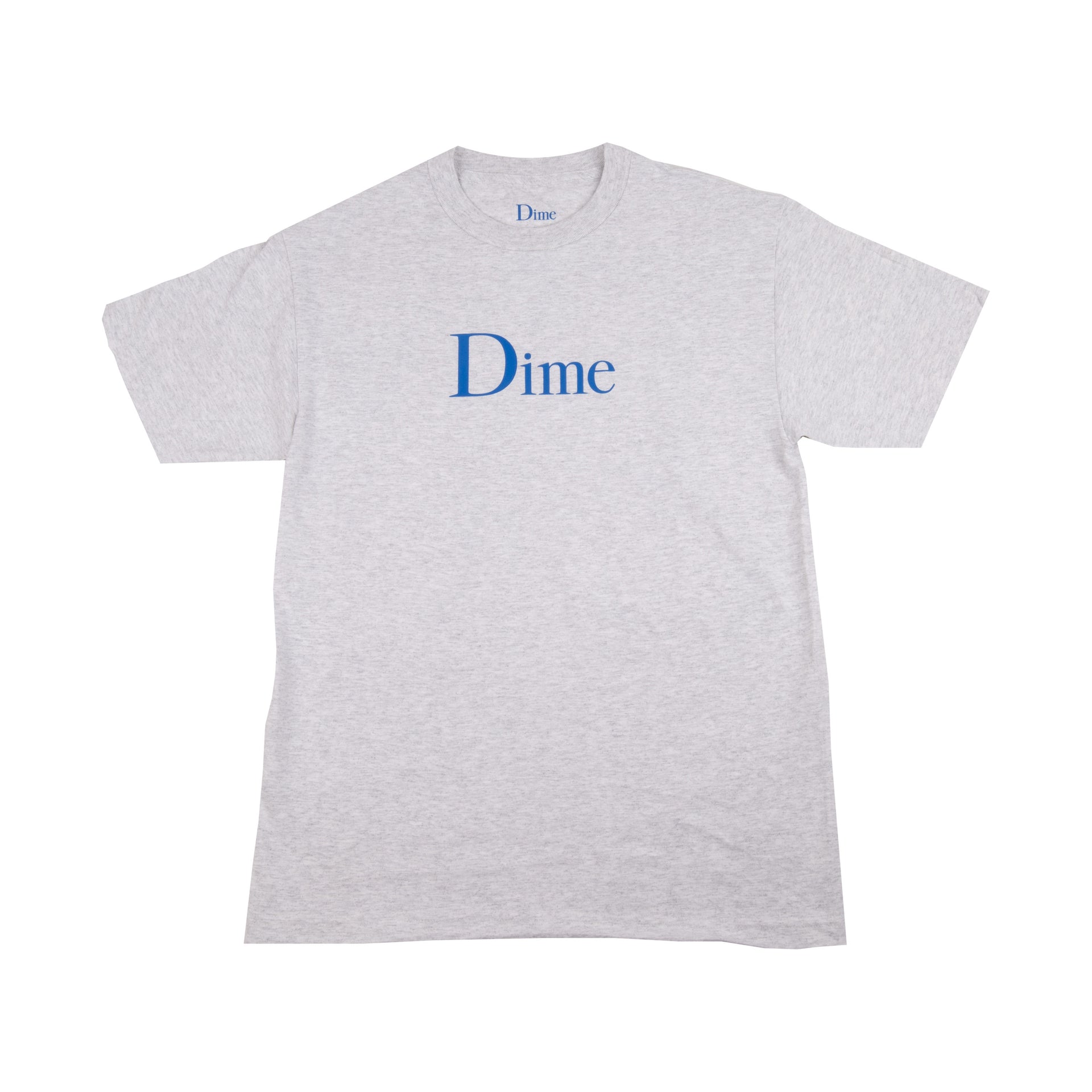 Dime Ash Grey Classic Logo Tee
