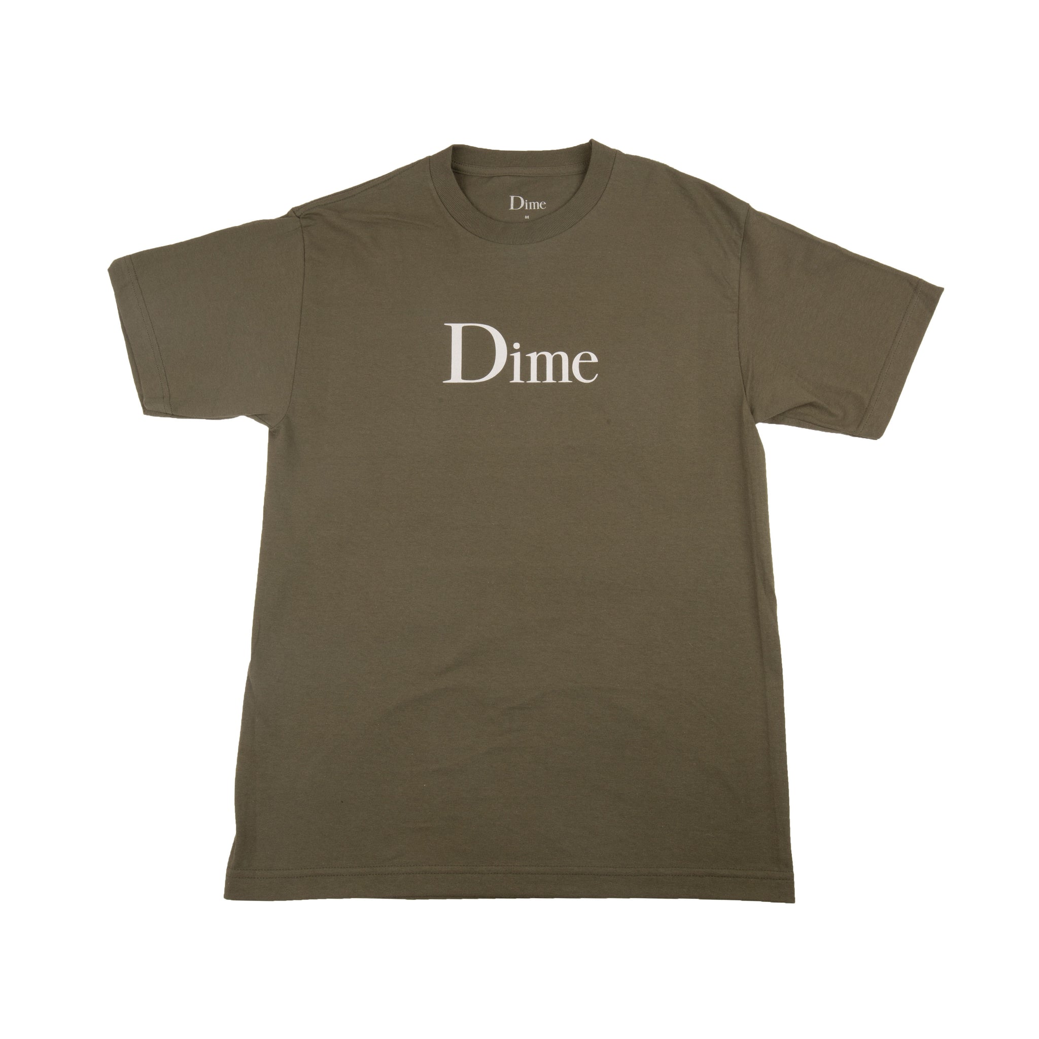 Dime Olive Classic Logo Tee