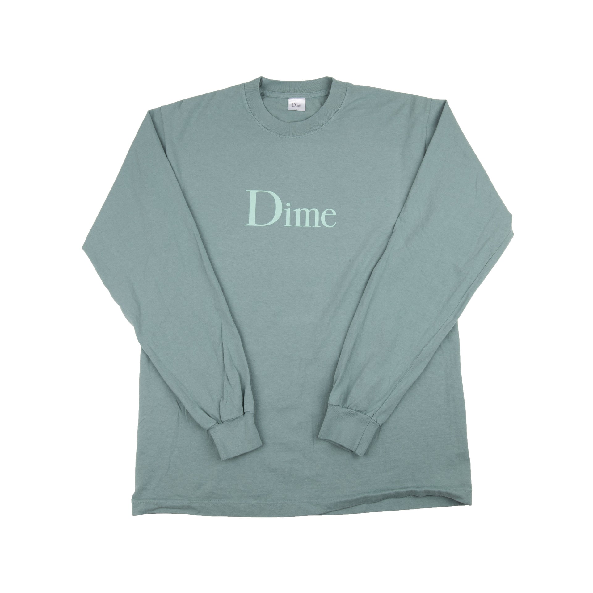 Dime Green Classic Logo L/S