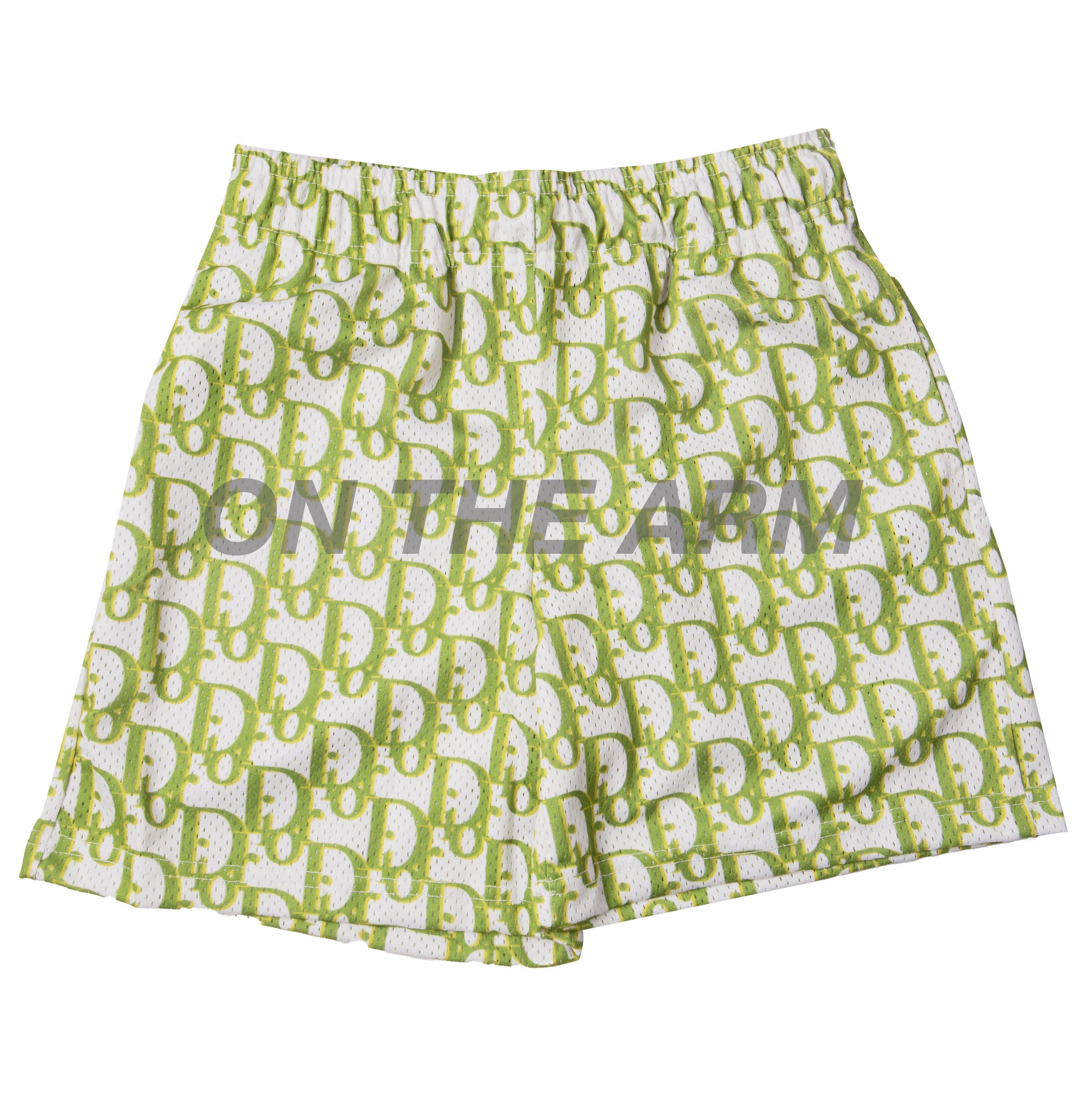 Bravest Studios Green Oblique Shorts