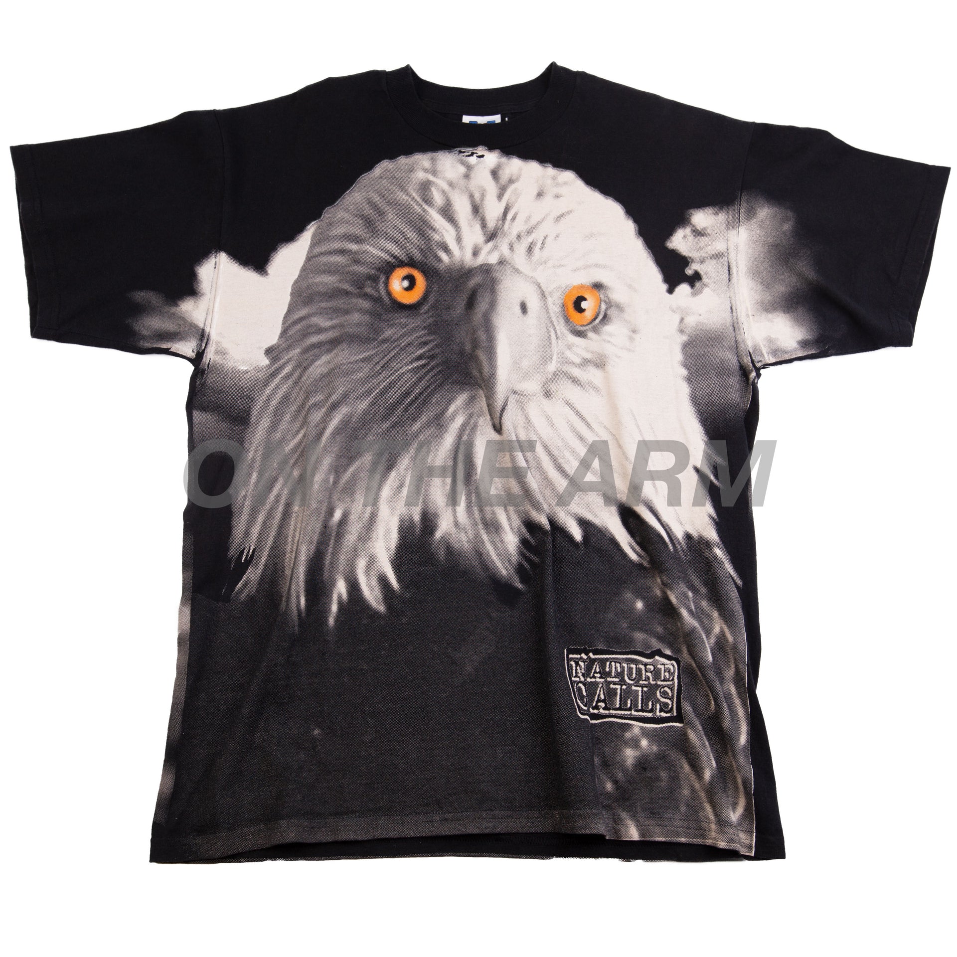 Vintage Black Eagle All Over Print Tee