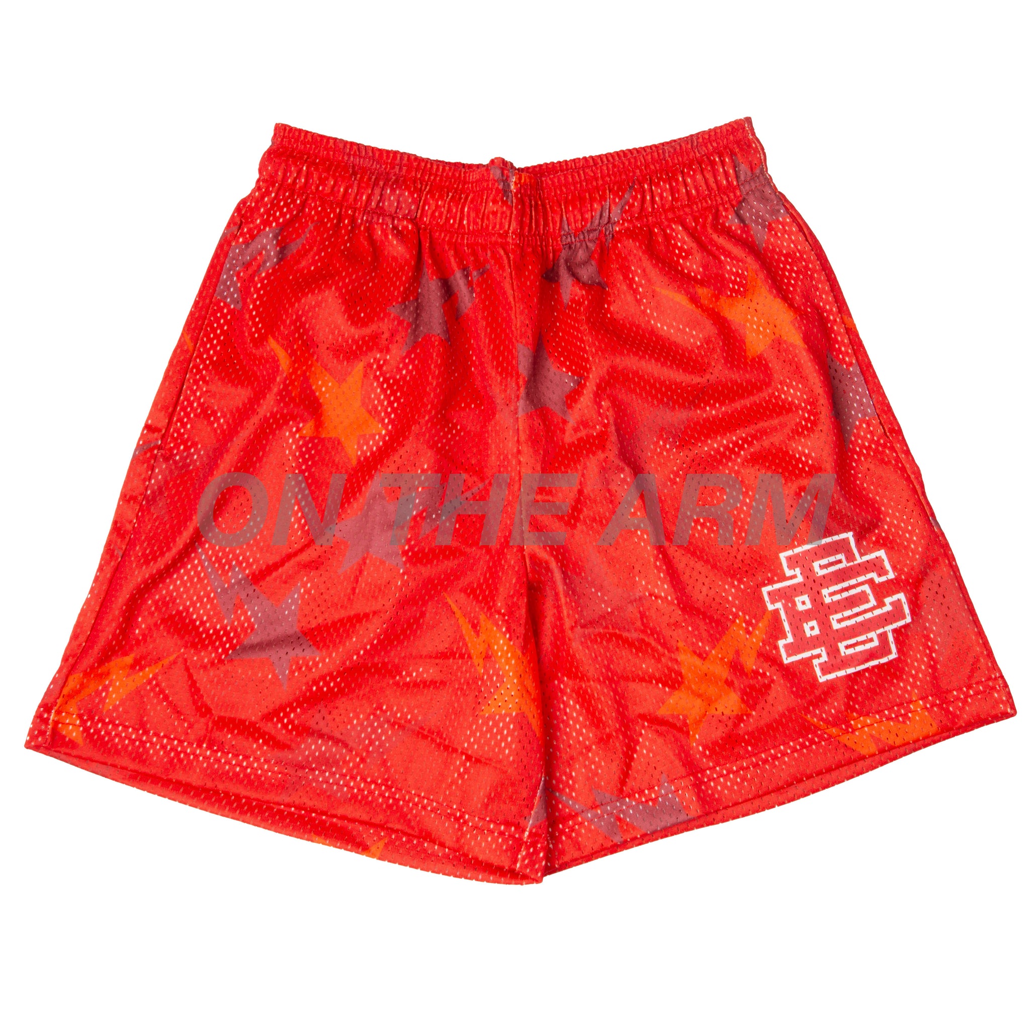 Bape Red Eric Emanuel Basic Shorts