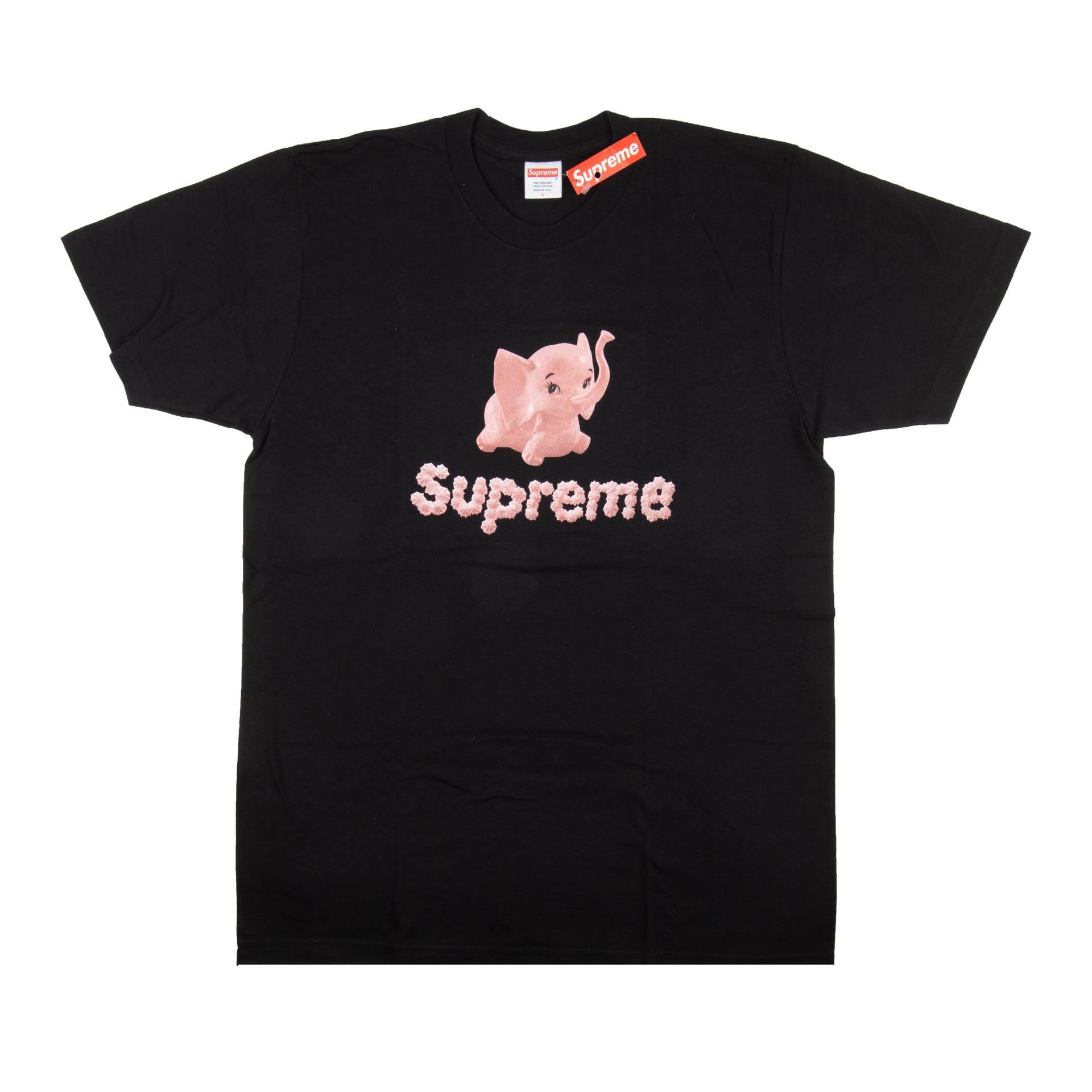 Supreme Black Elephant Tee