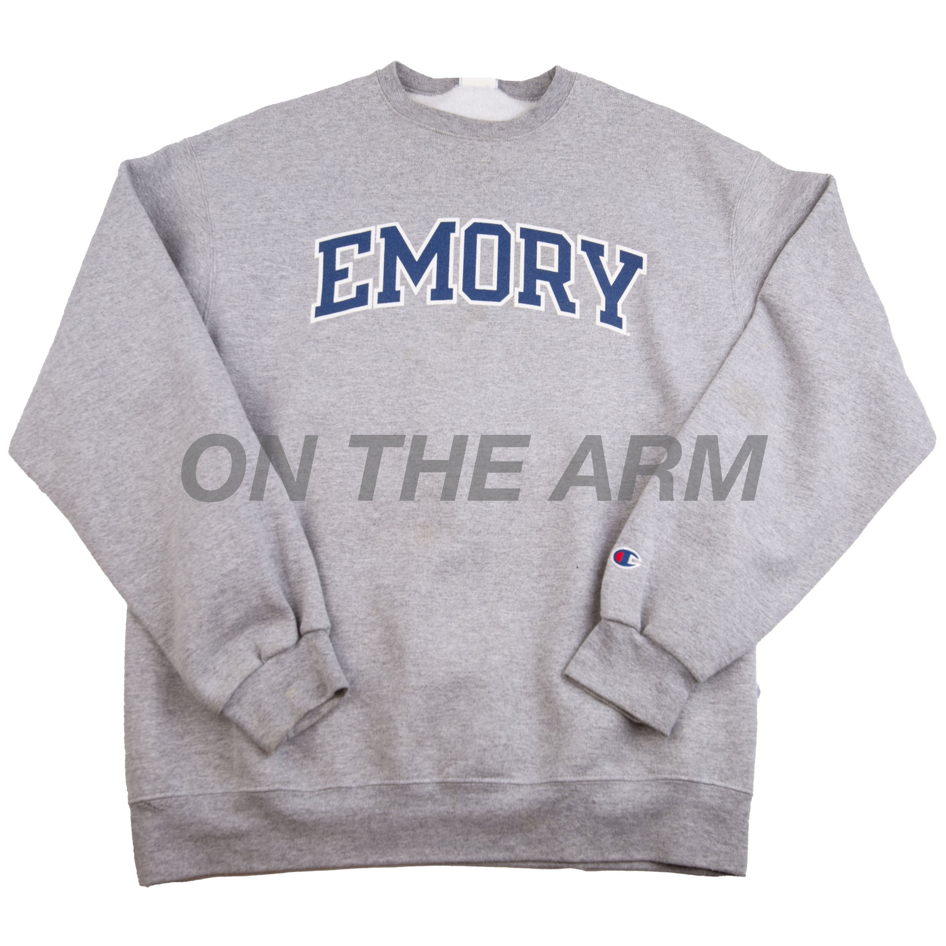 Vintage Grey Emory University Crew