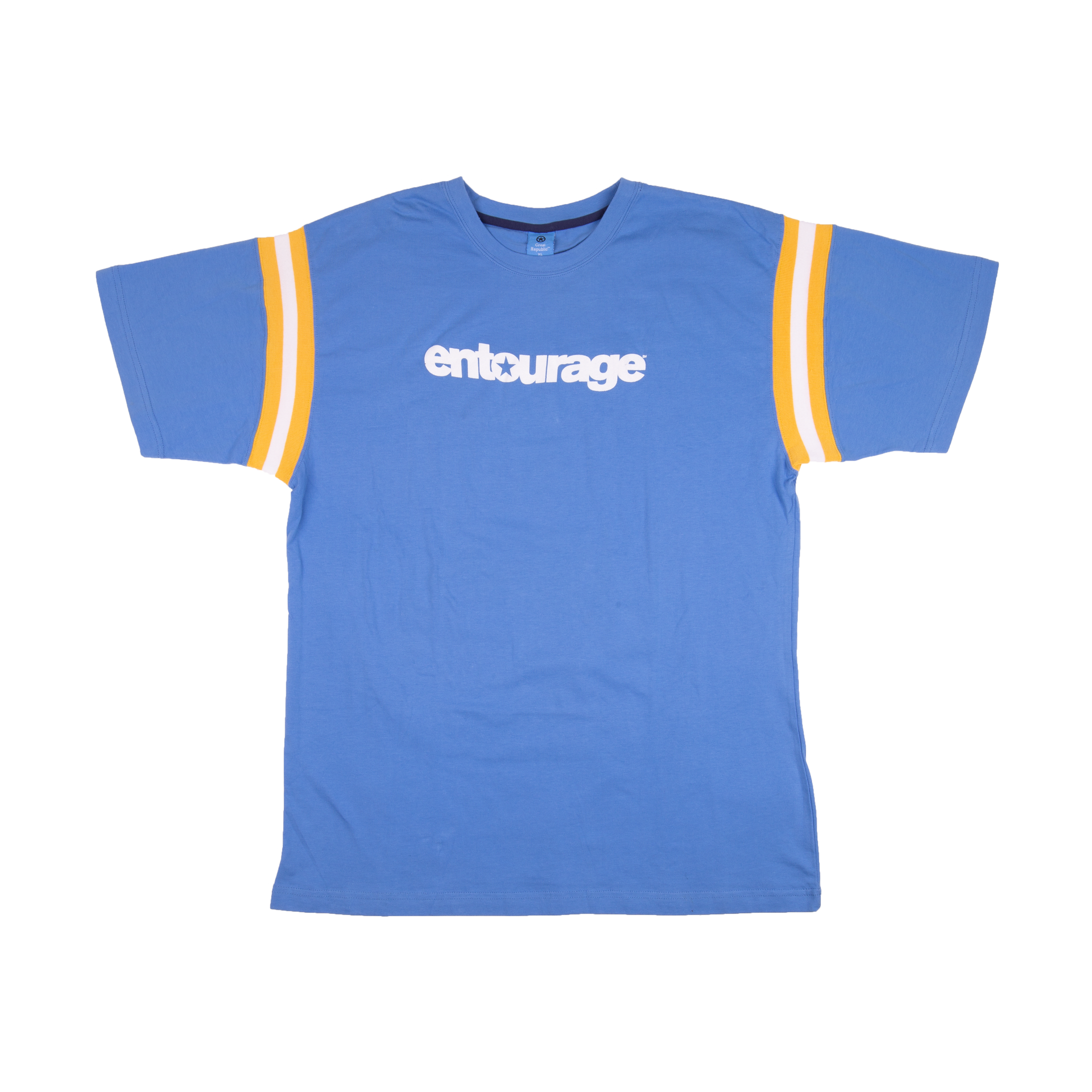 Vintage Blue Entourage Sleeve Striped Tee