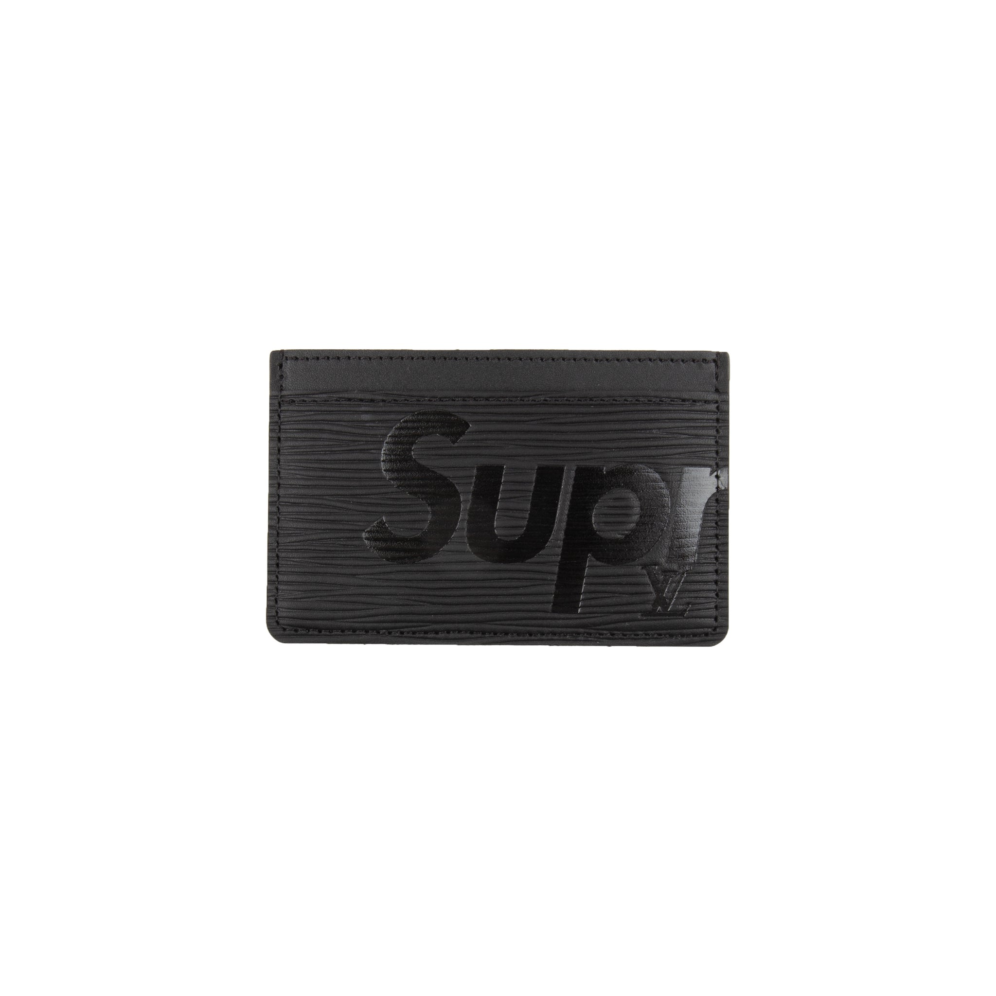 Supreme Black Louis Vuitton Epi Leather Cardholder