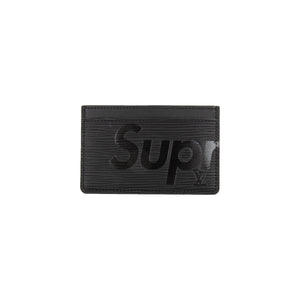 Supreme Black Louis Vuitton Epi Leather Cardholder