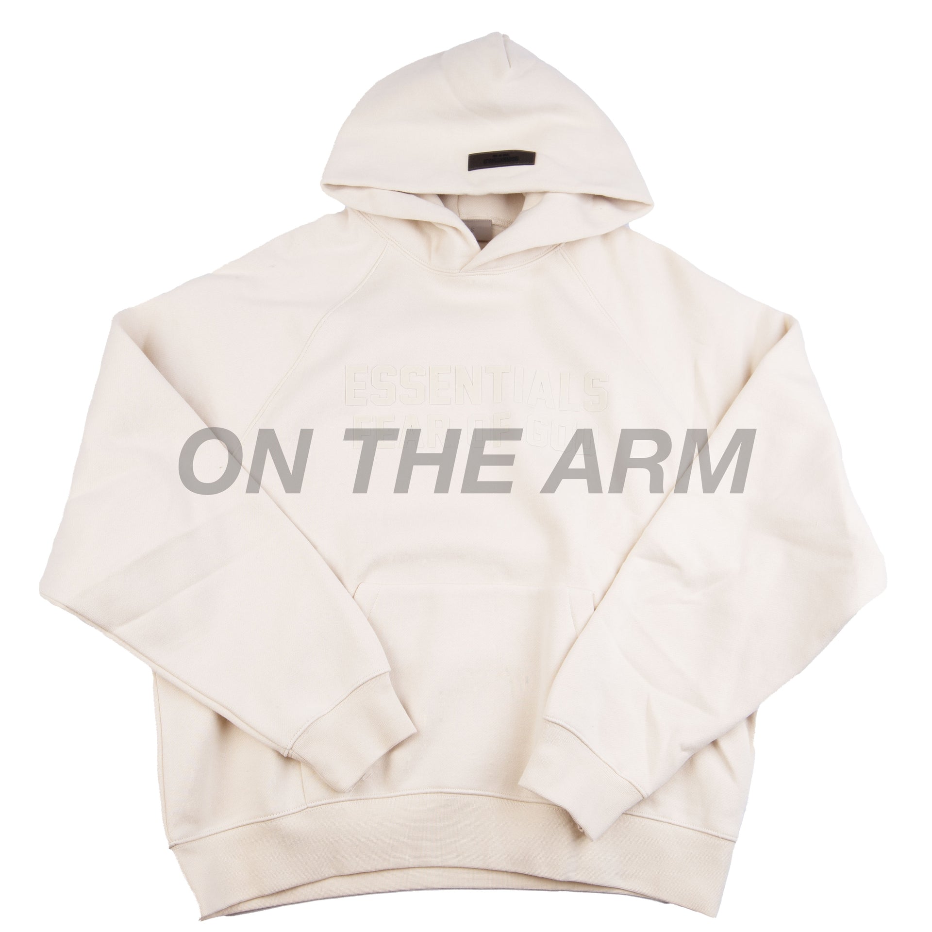 Fear Of God Eggshell Essentials Front Logo Hoodie
