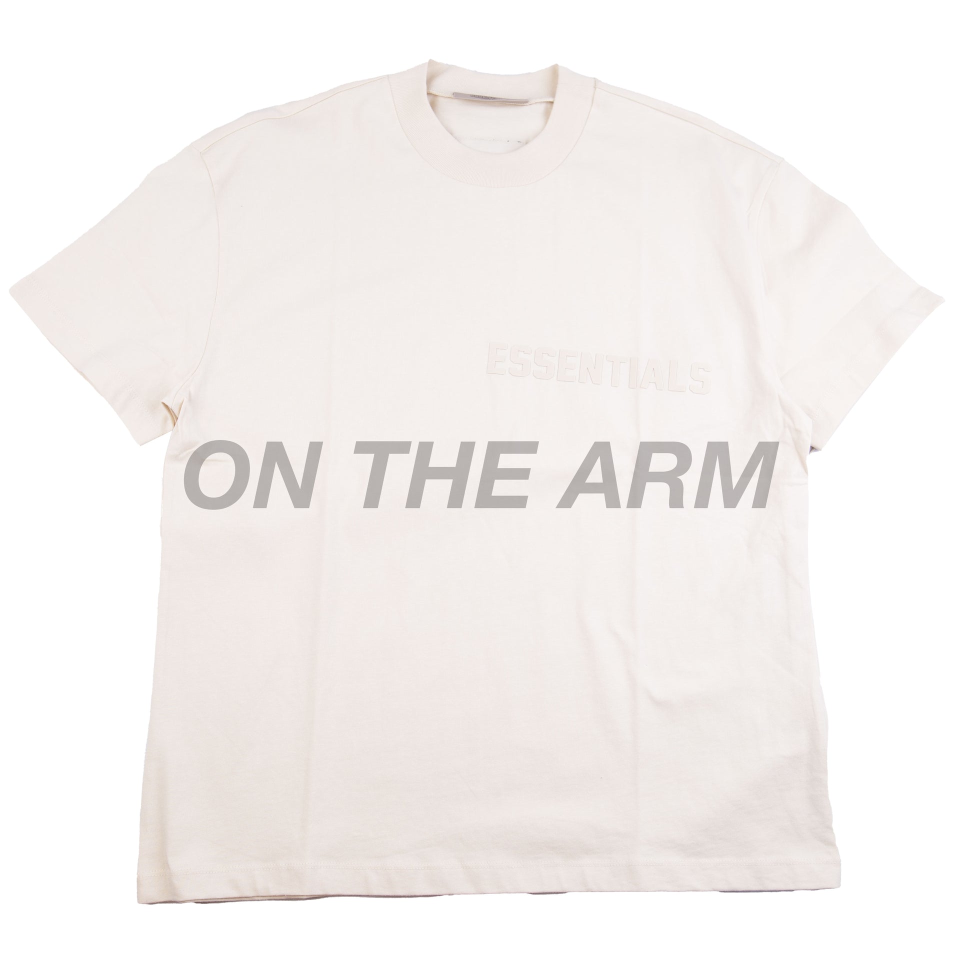 Fear Of God Eggshell Essentials Front Logo Tee