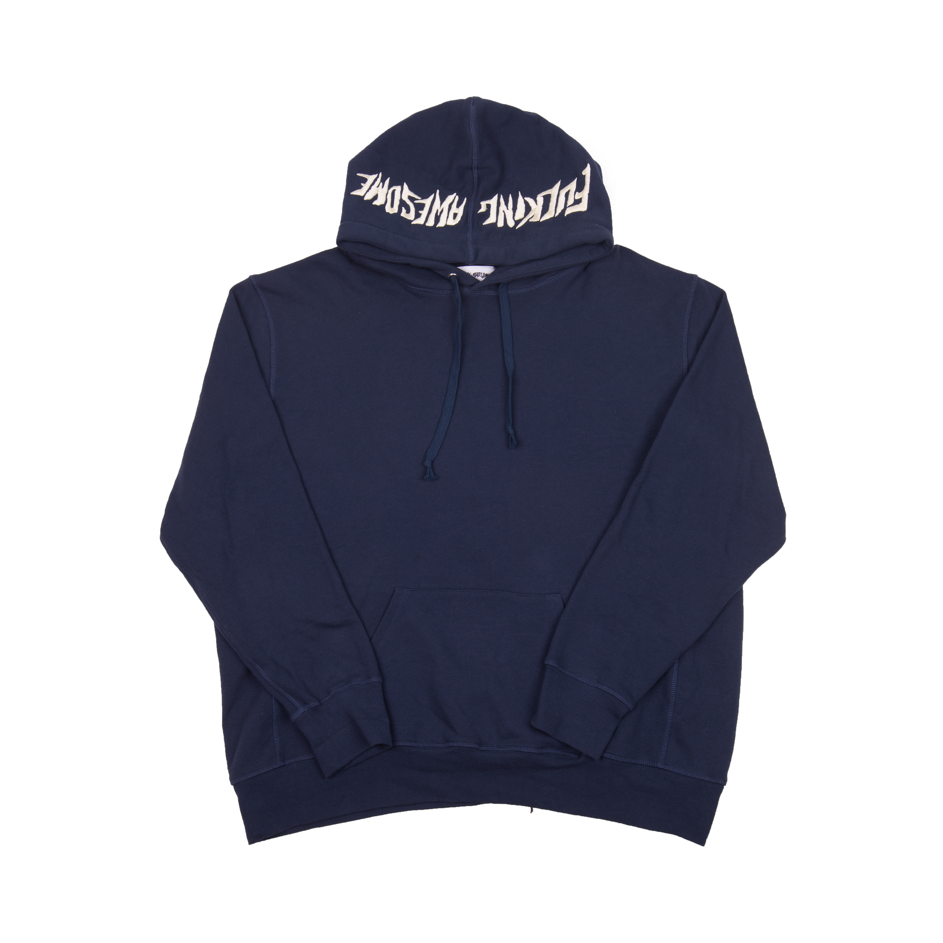 FuckingAwesome Navy Embroidered Hoodie