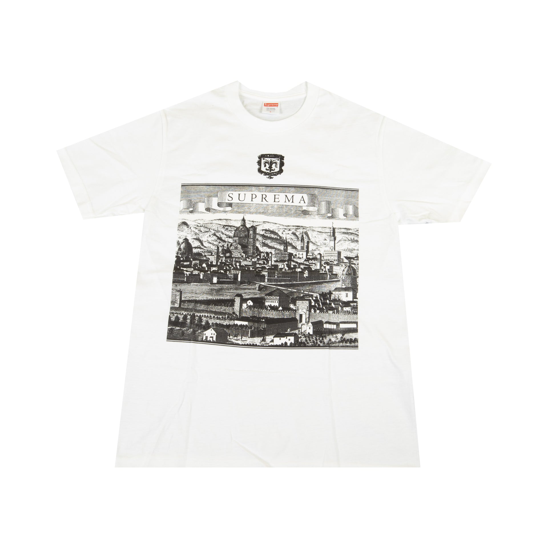 Supreme White Fiorenza Tee