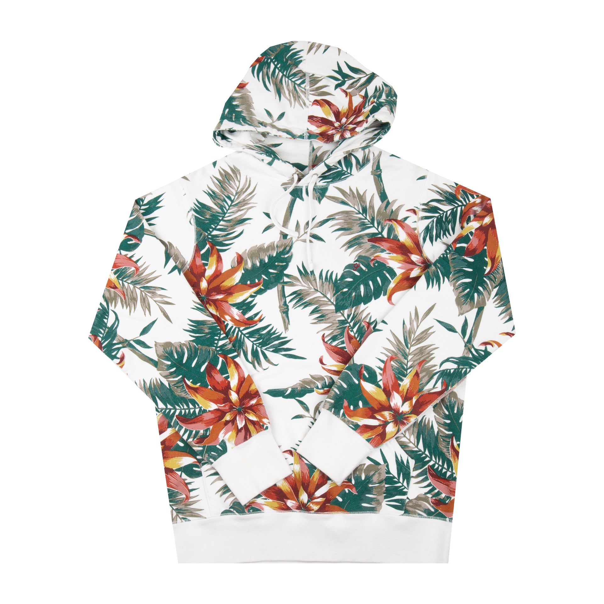 Supreme White Floral Hoodie