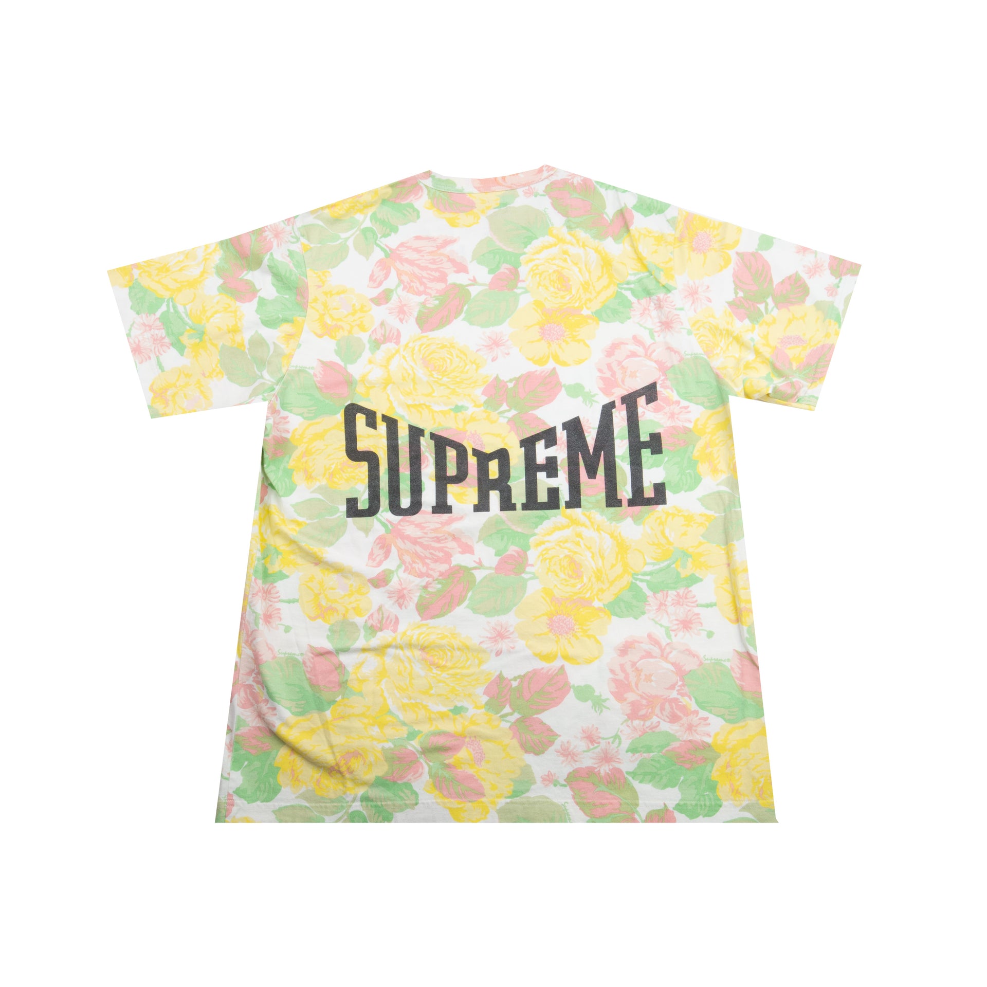 Supreme White Flowers Tee