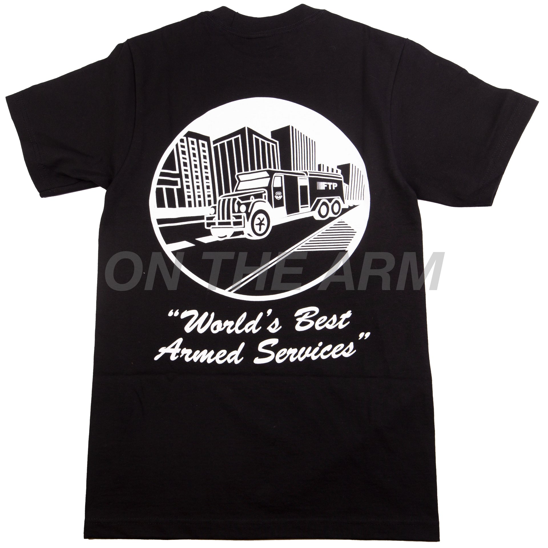 FTP Black Armed Services Tee