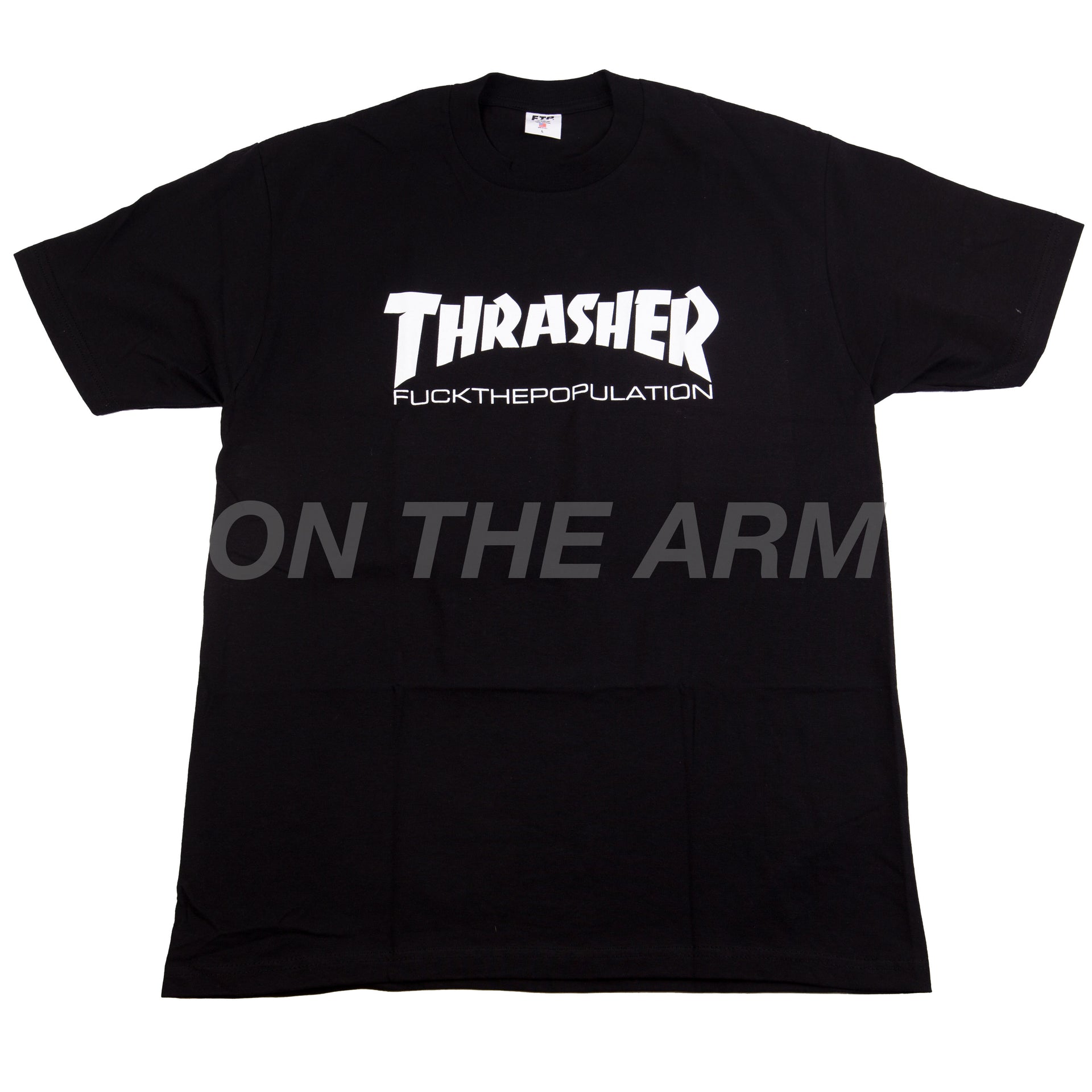 FTP Black Thrasher Logo Tee