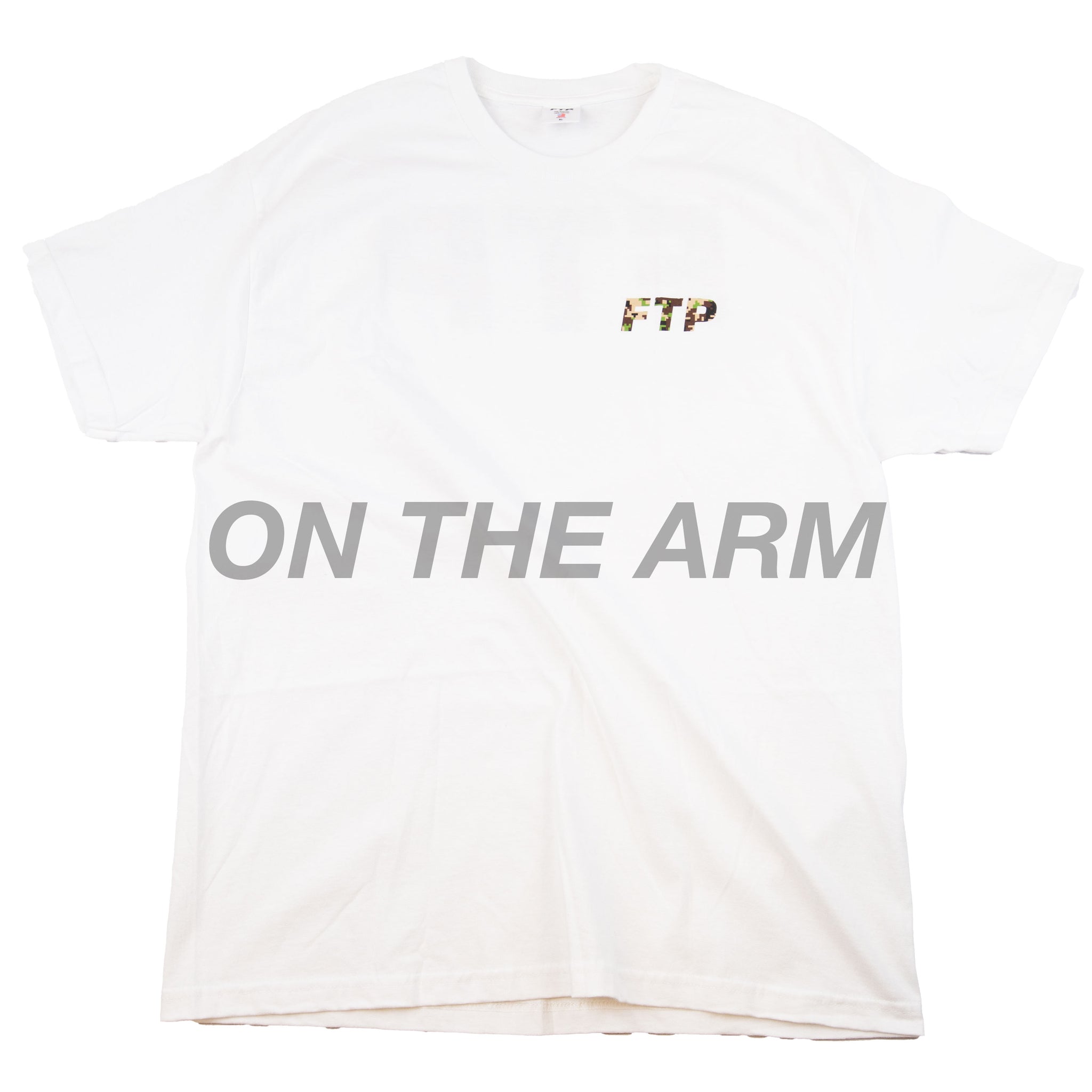 FTP White/Camo Logo Tee