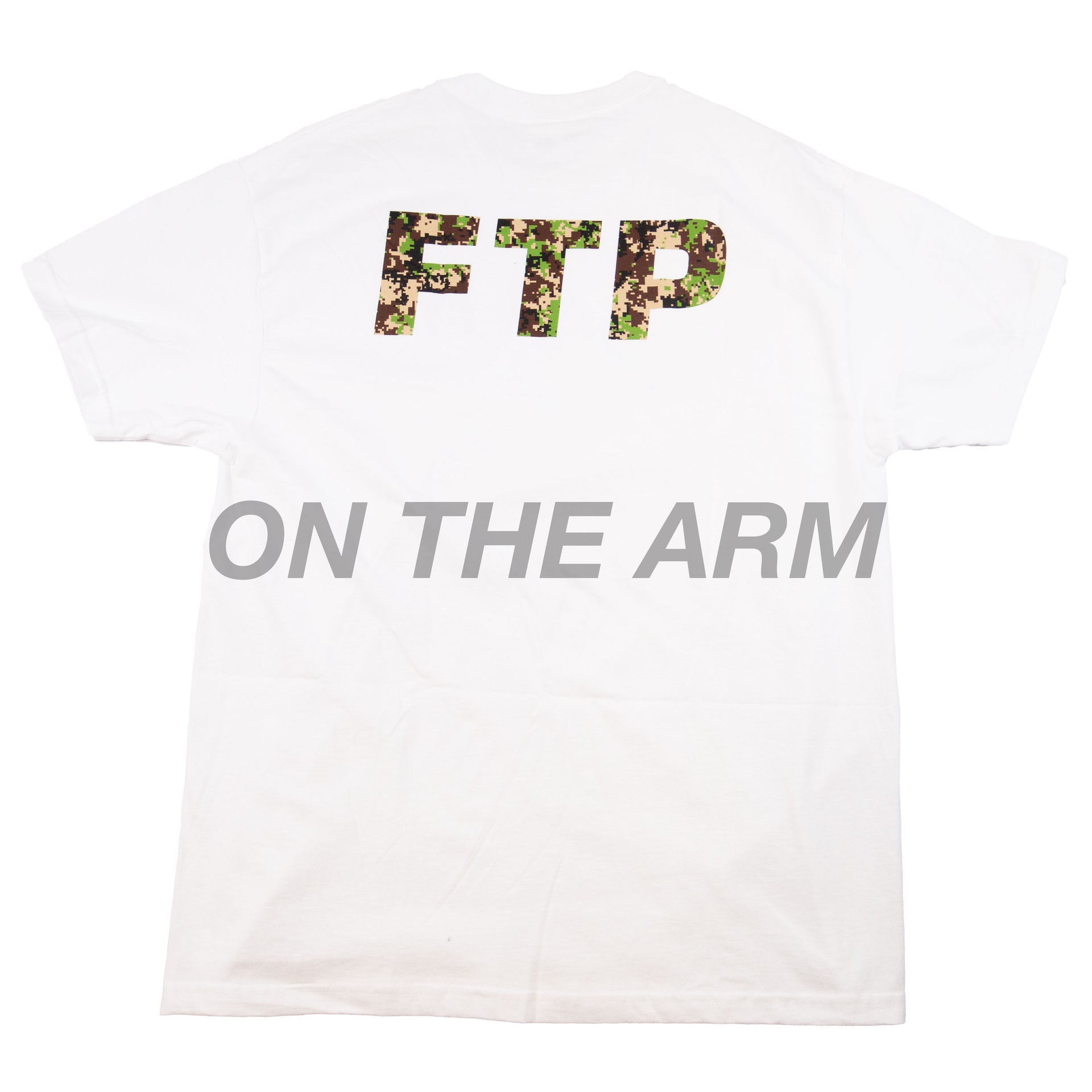 FTP White/Camo Logo Tee