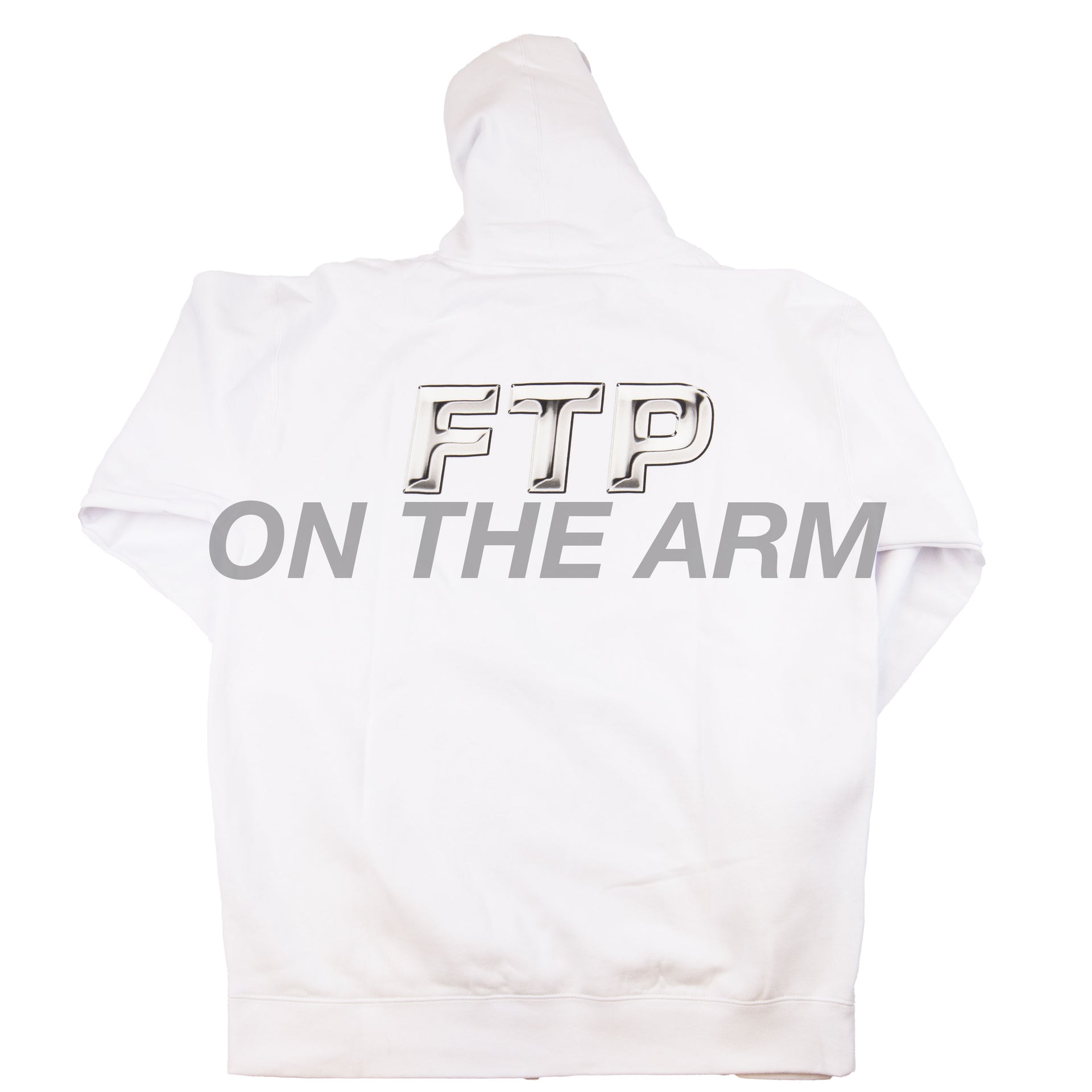 FTP White Chrome Logo Hoodie