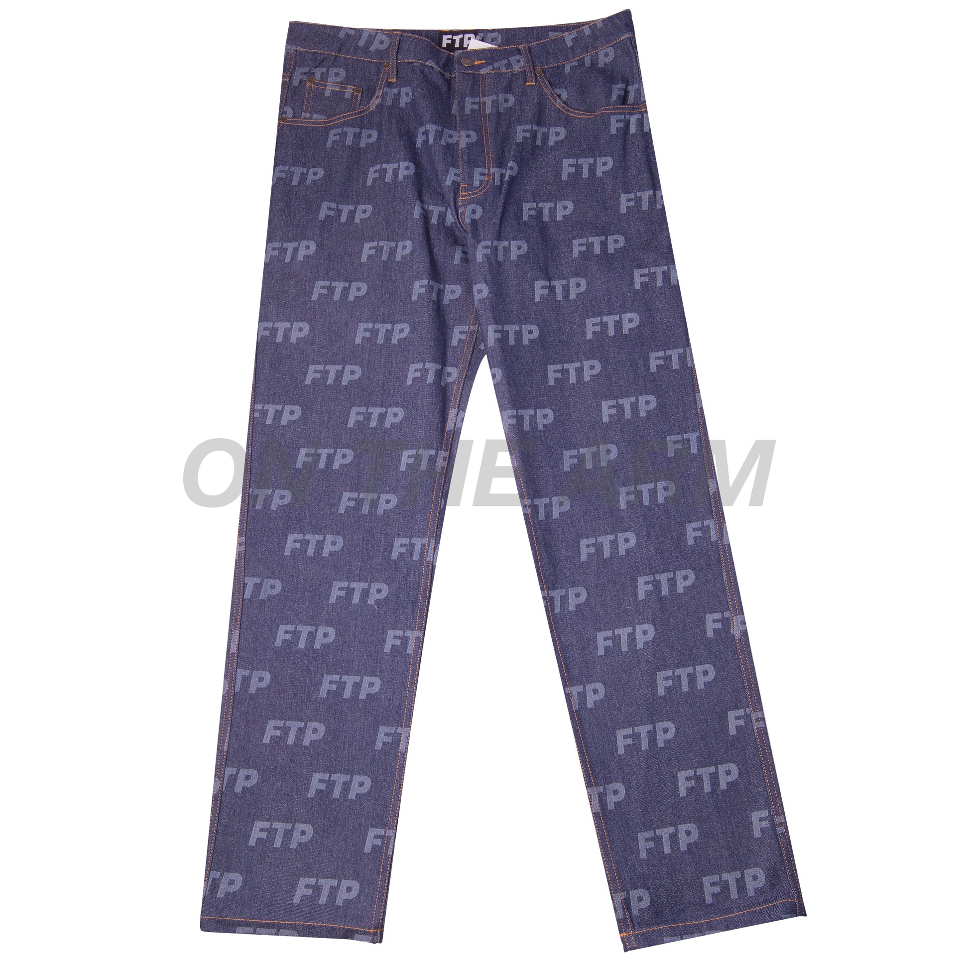 FTP Indigo All Over Denim Pant