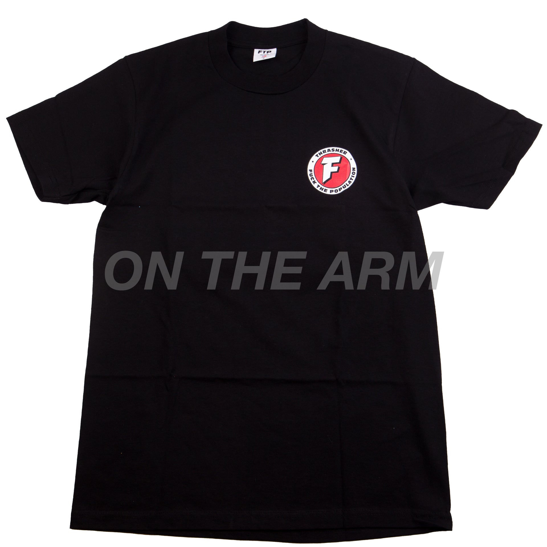 FTP Black Thrasher Letter Tee