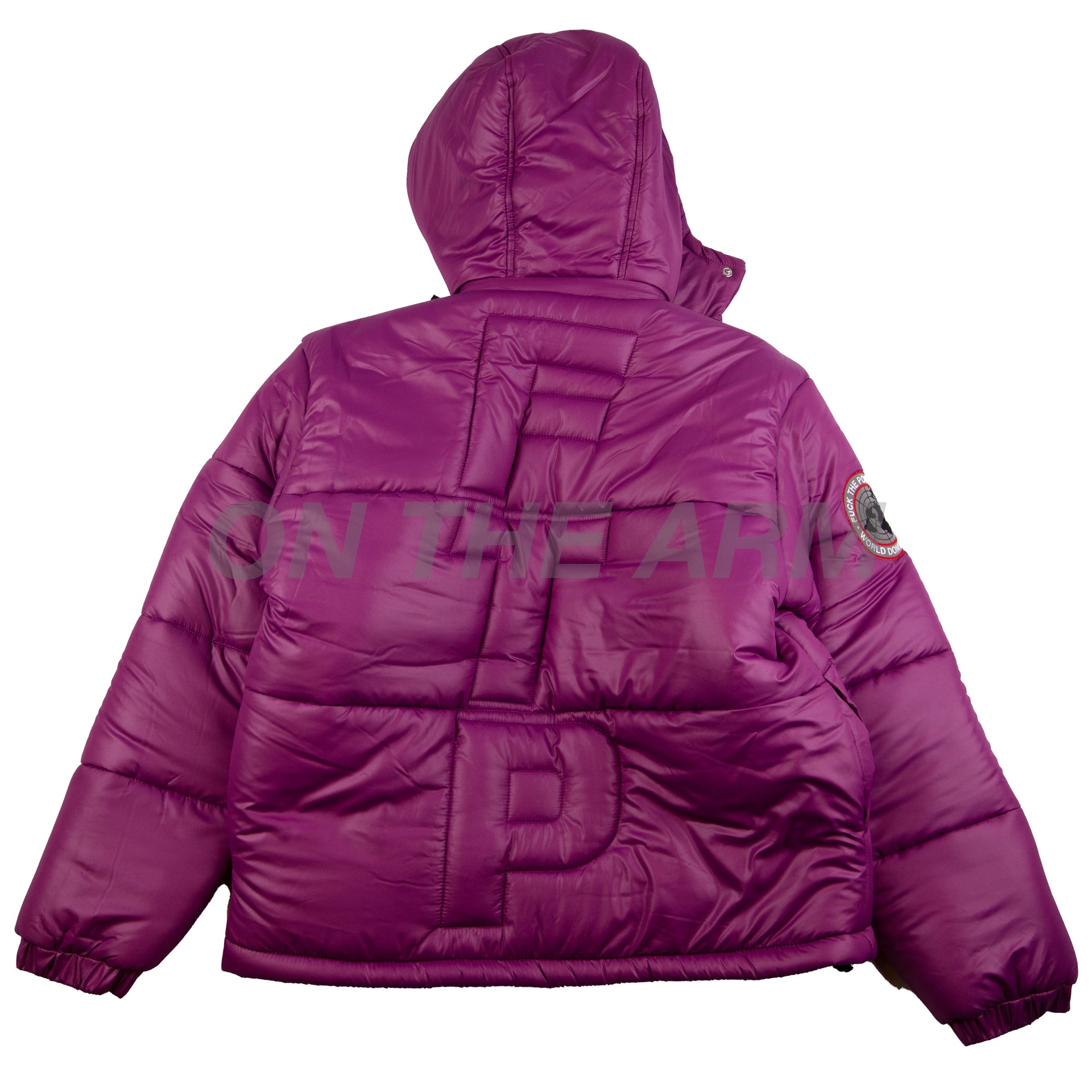 FTP Plum Logo Quilt Puffer