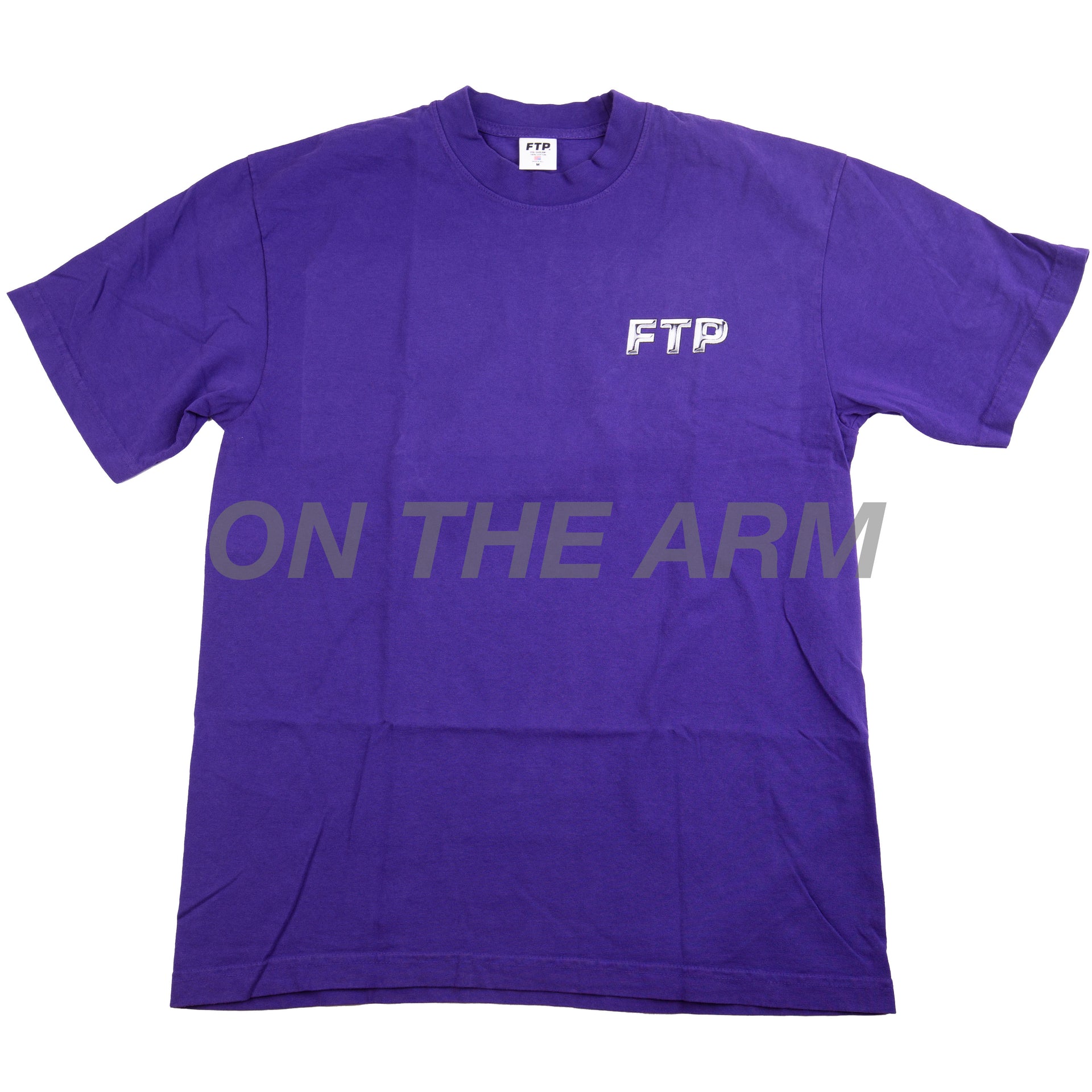 FTP Purple Chrome Logo Tee