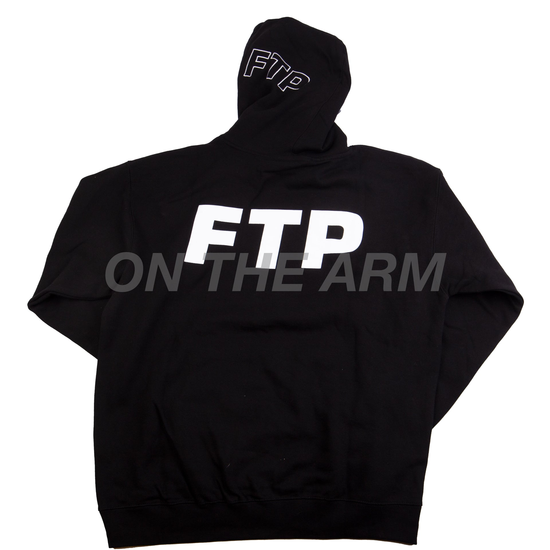 FTP Black Thrasher Logo Hoodie