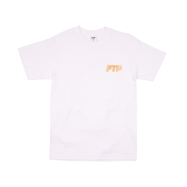 FTP White Bling Logo Tee