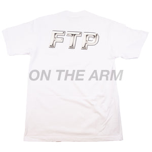 FTP White Chrome Logo Tee