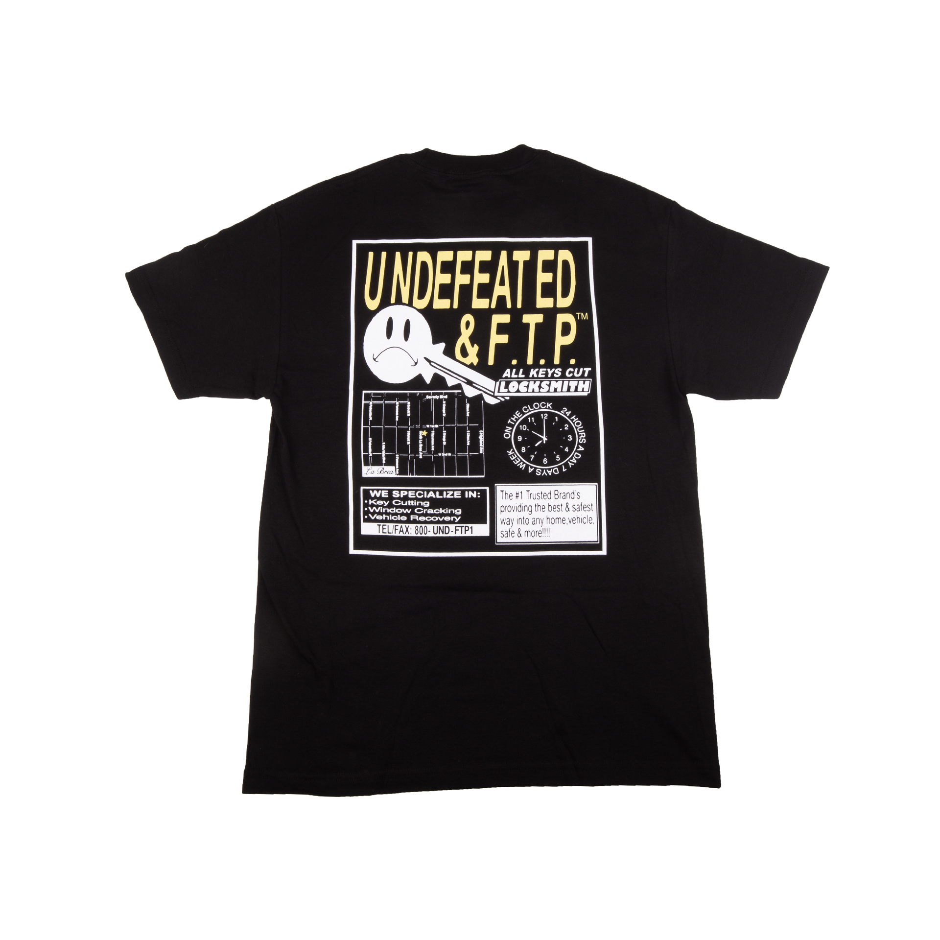 FTP Black Undefeated Key Tee