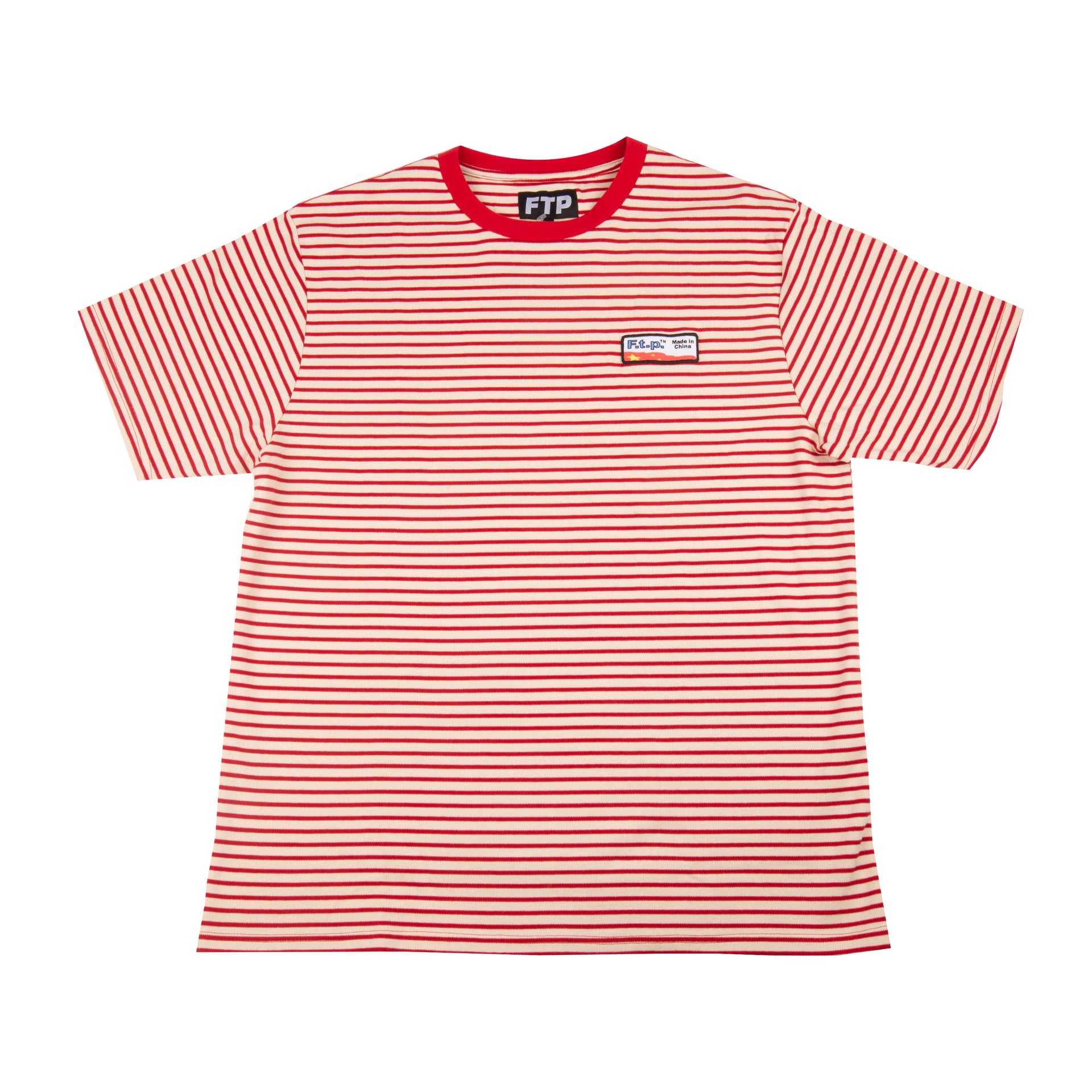 FTP Red Stripe Made in USA Tee