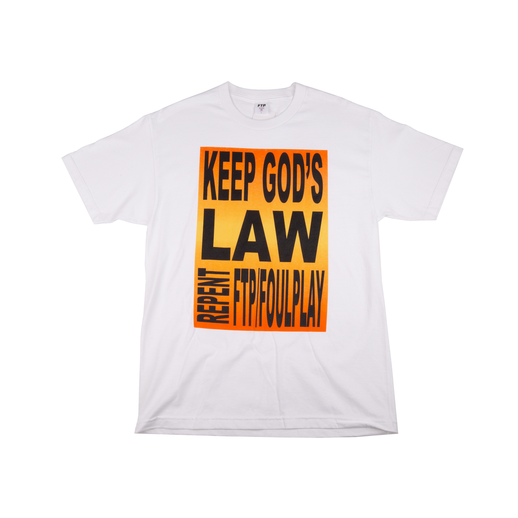 FTP White Foulplay God's Law Tee