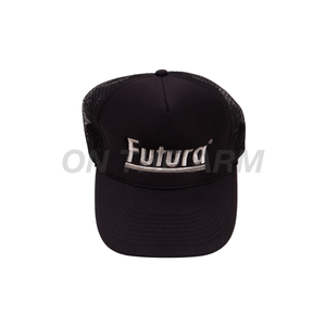 Futura Black Trucker Hat