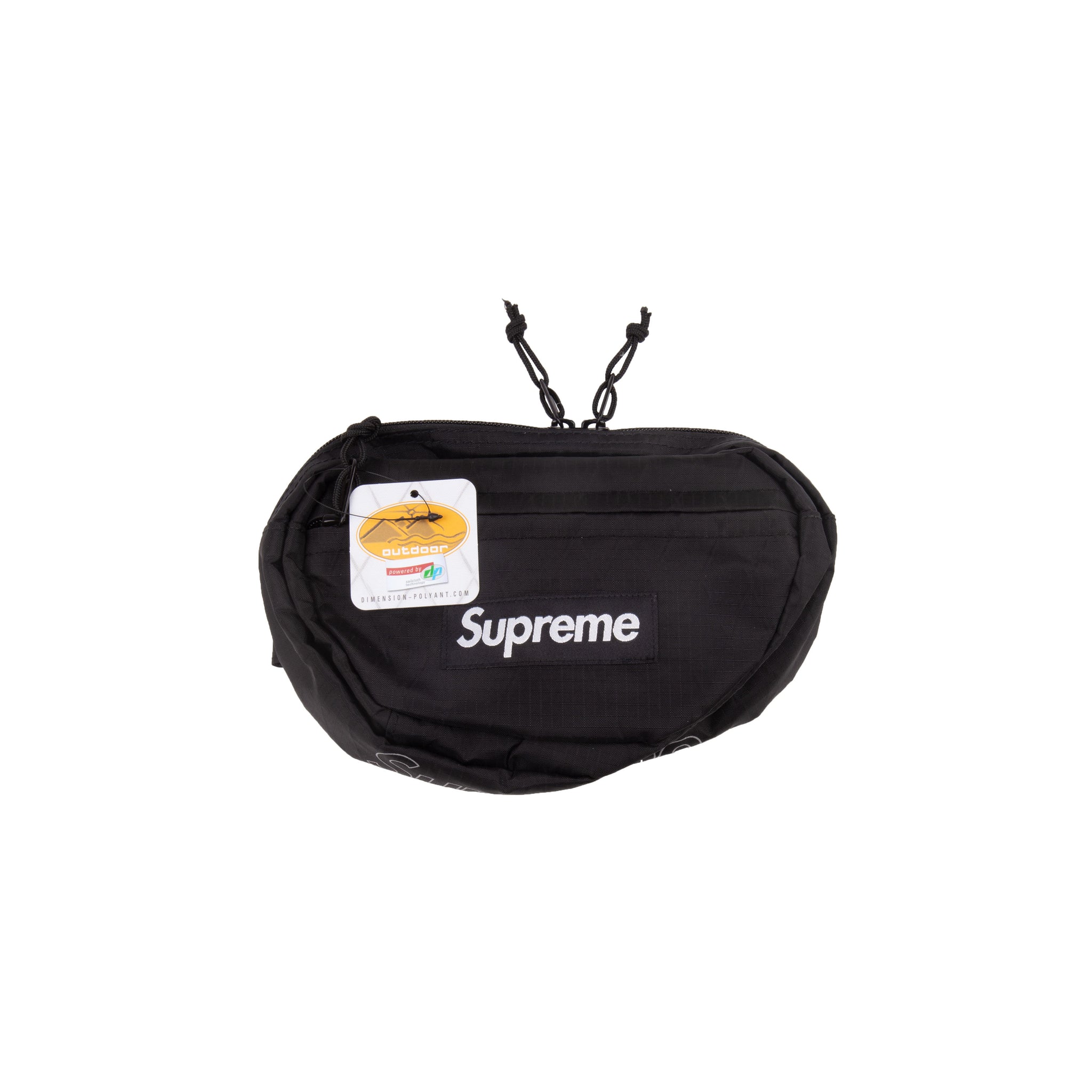 Supreme Black FW18 Waist Bag – On The Arm