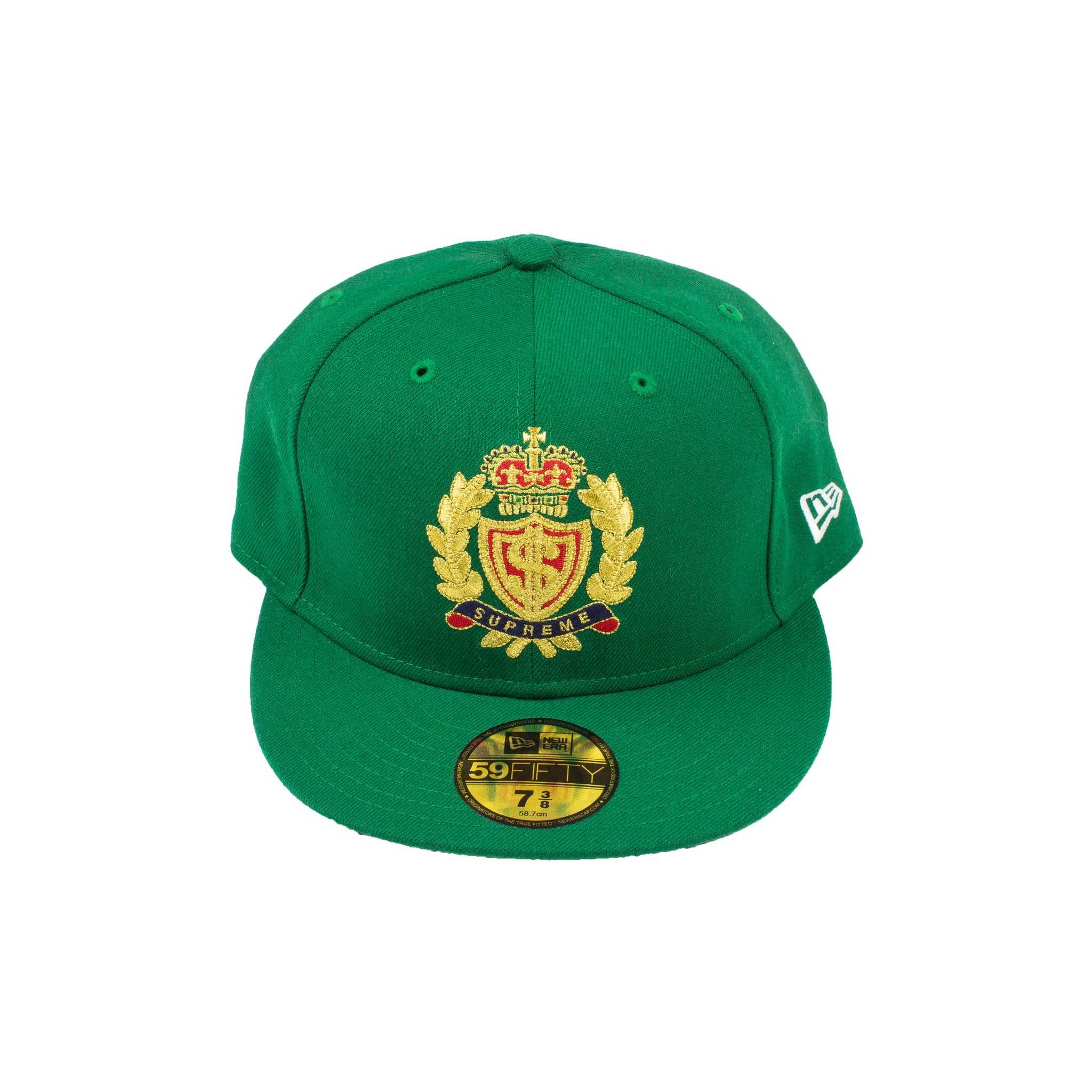 Supreme Green Crest New Era Fitted Hat