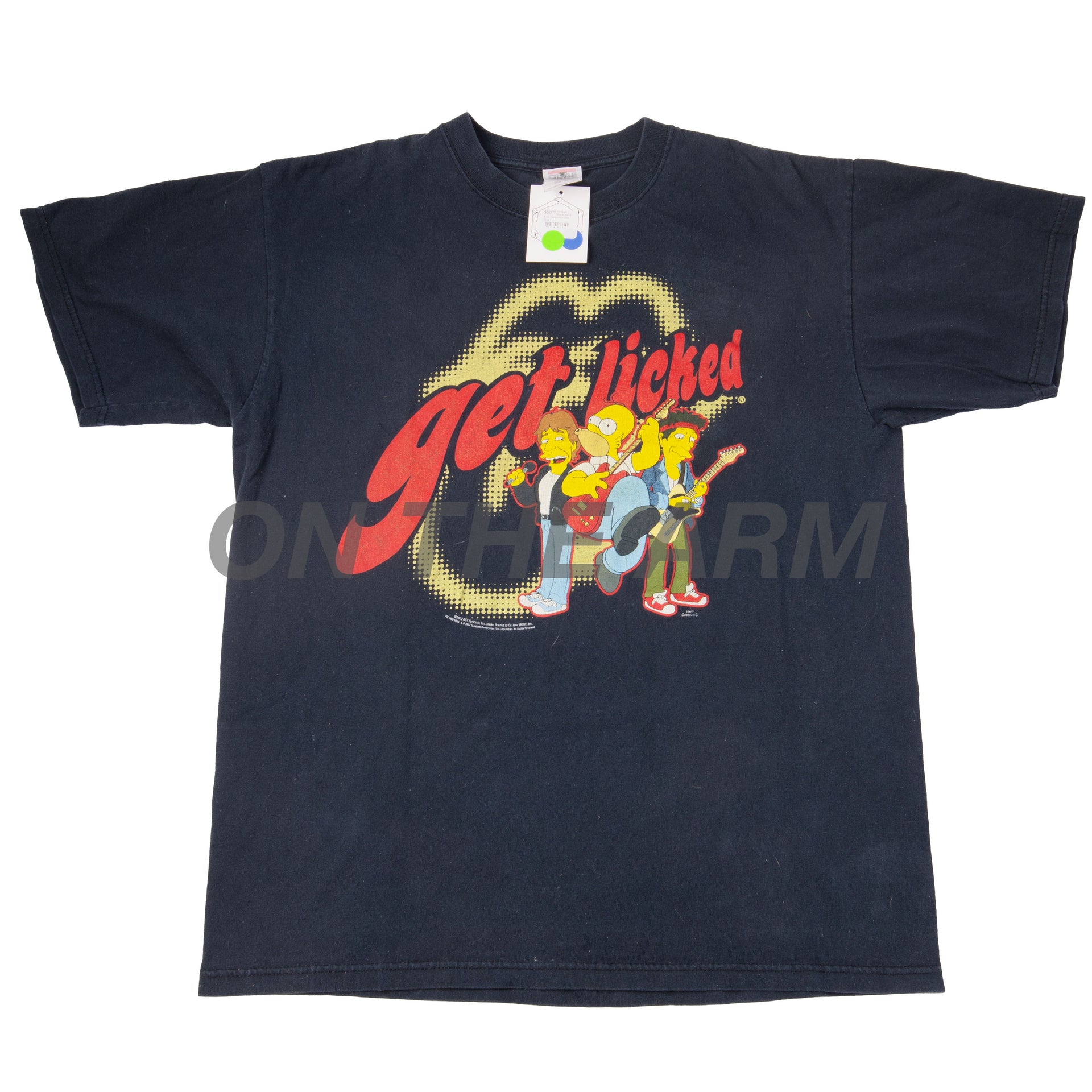 Vintage Black Anvil Kiss Simpsons Tee