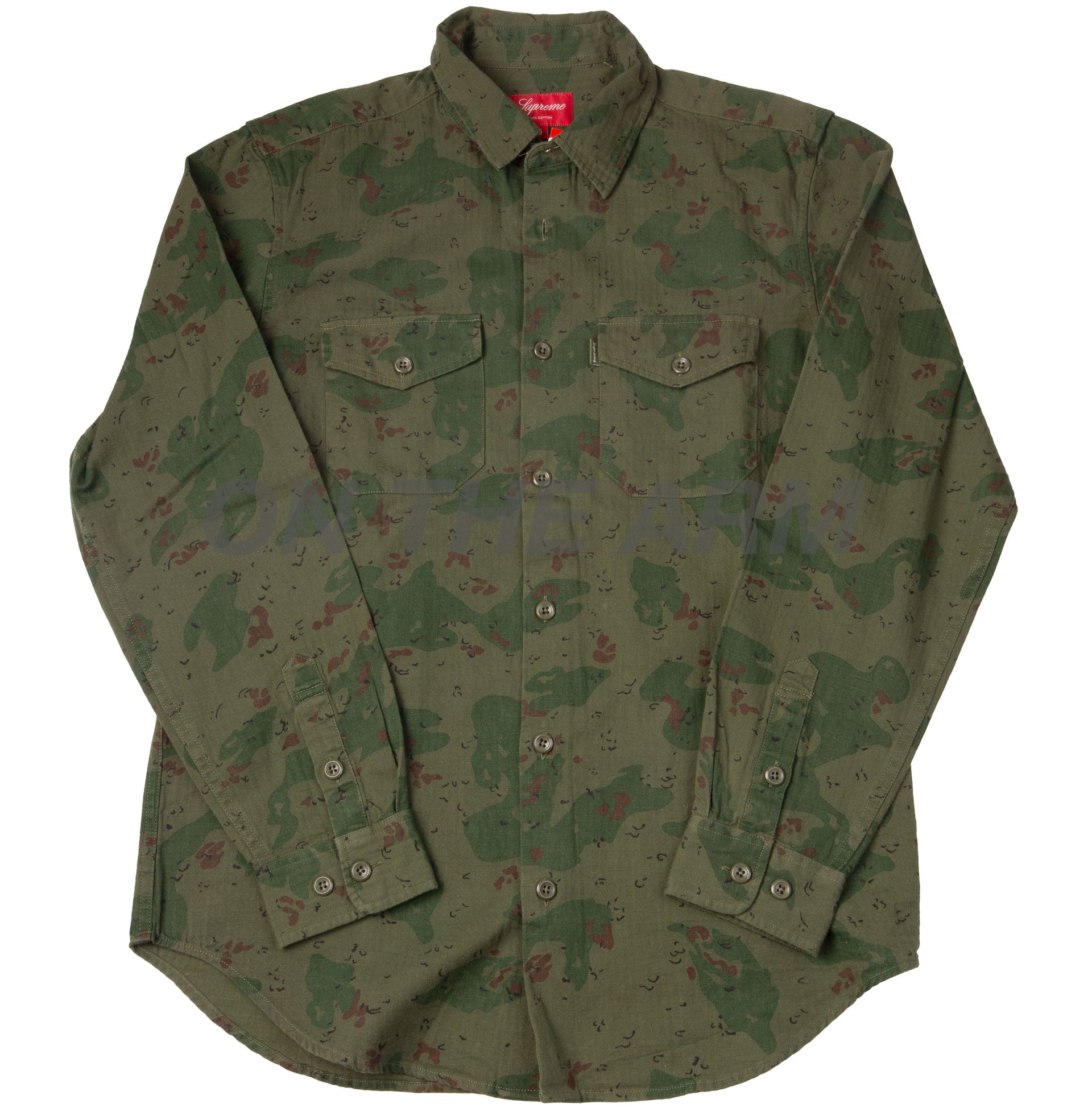 Supreme Olive Camo FW12 L/S Top