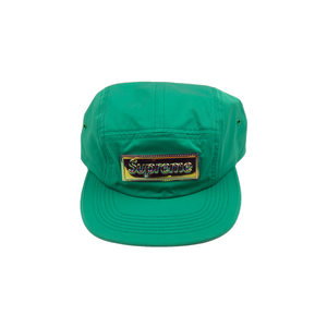 Supreme Green Iridescent Camp Cap