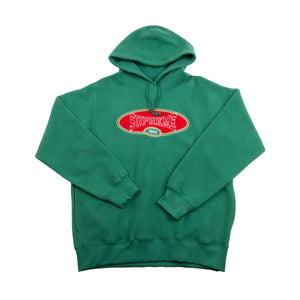 Supreme Green Reverse Fleece Hoodie