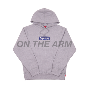 Grey bandana box logo hoodie 2025