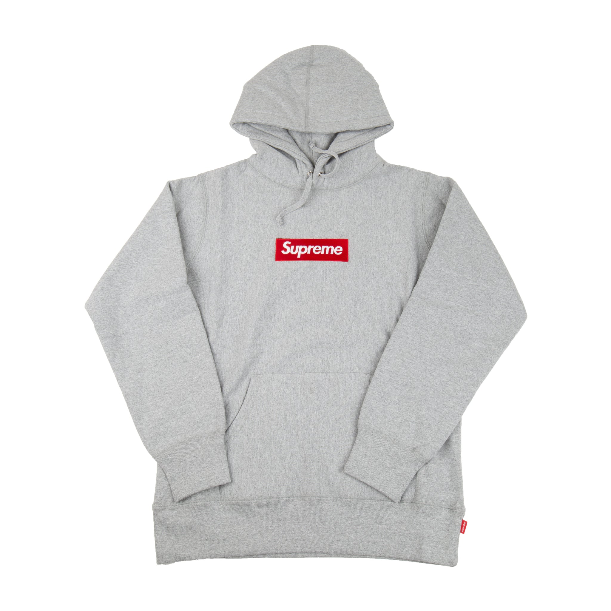 Supreme Grey Box Logo Hoodie