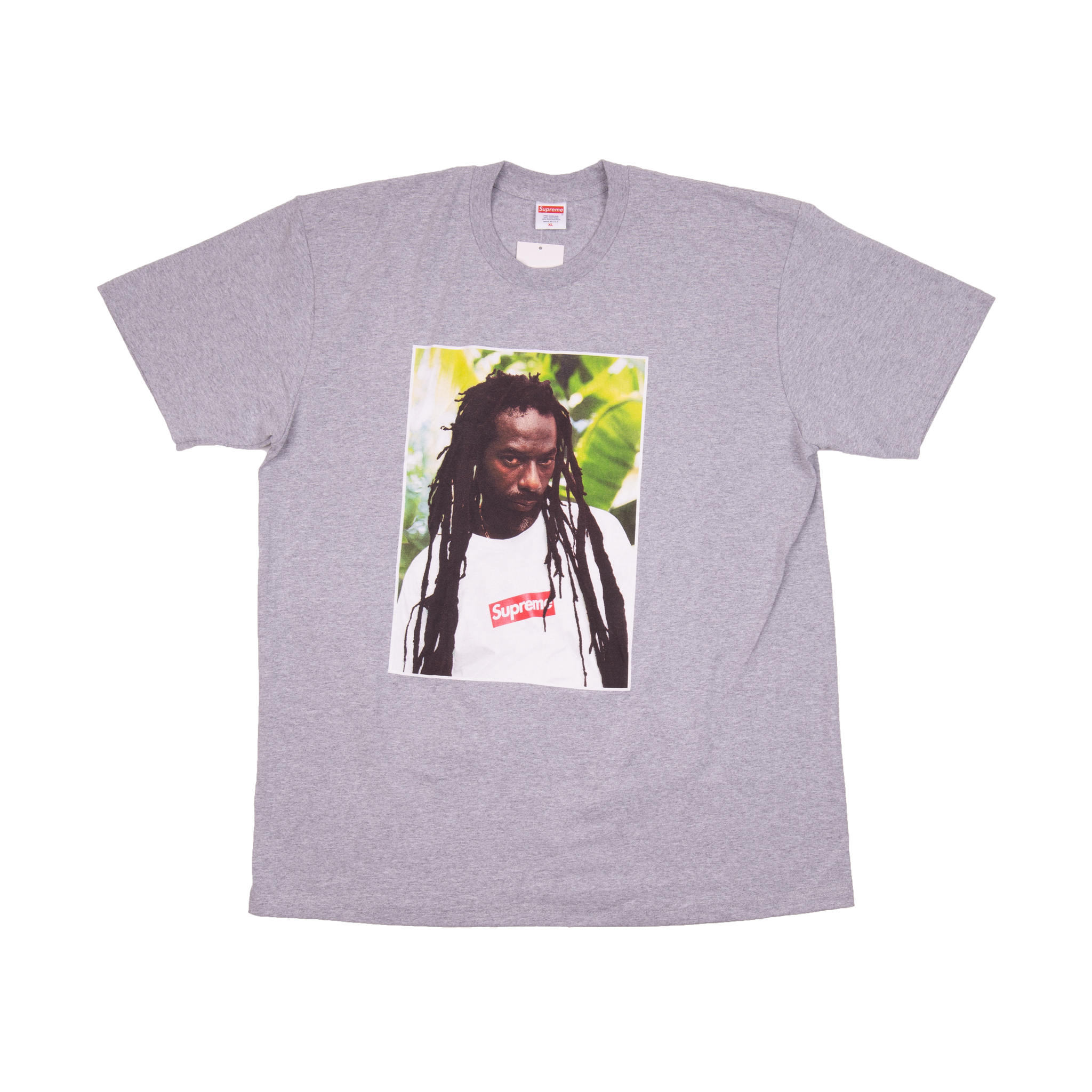 Supreme Grey Buju Banton Tee