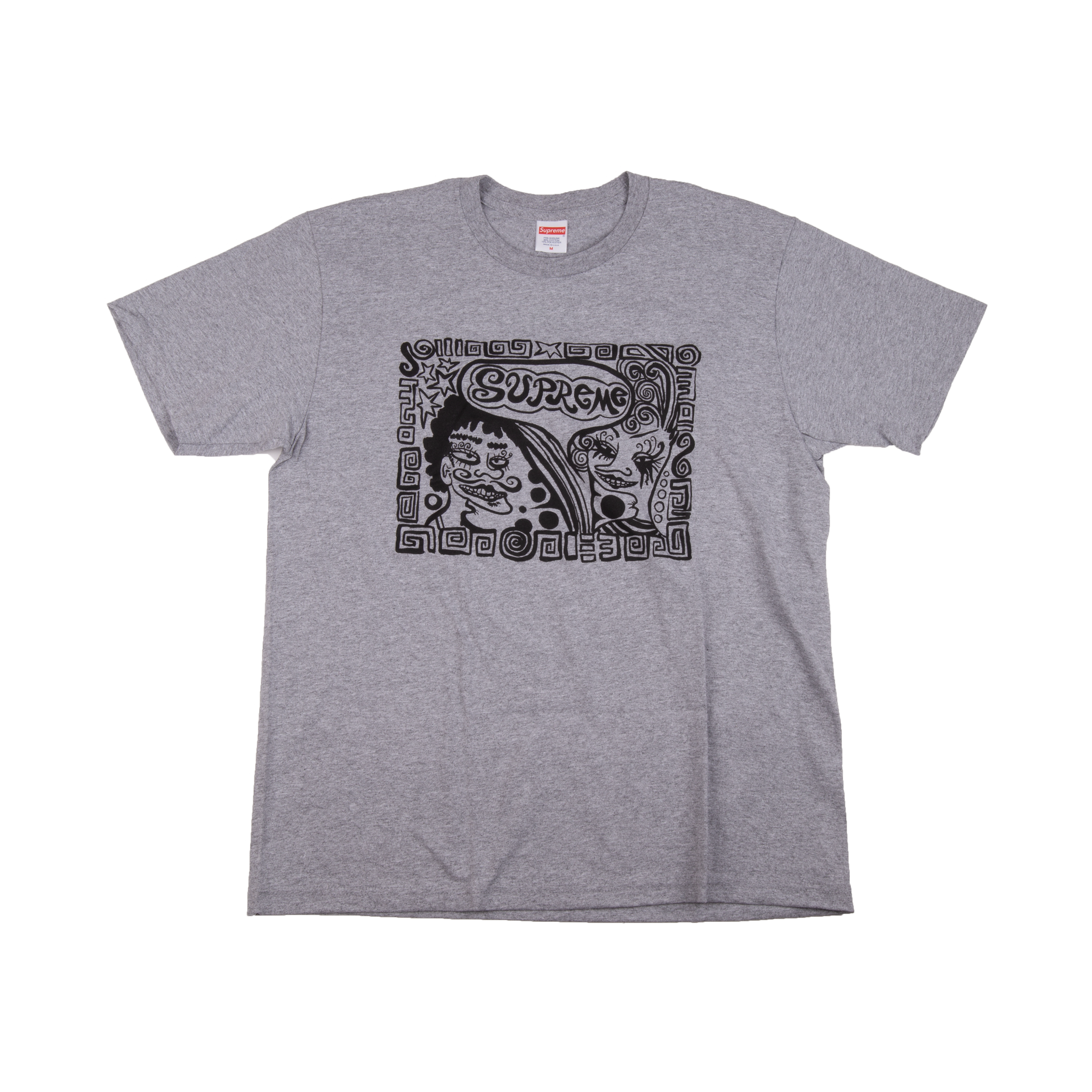 Supreme Grey Faces Tee