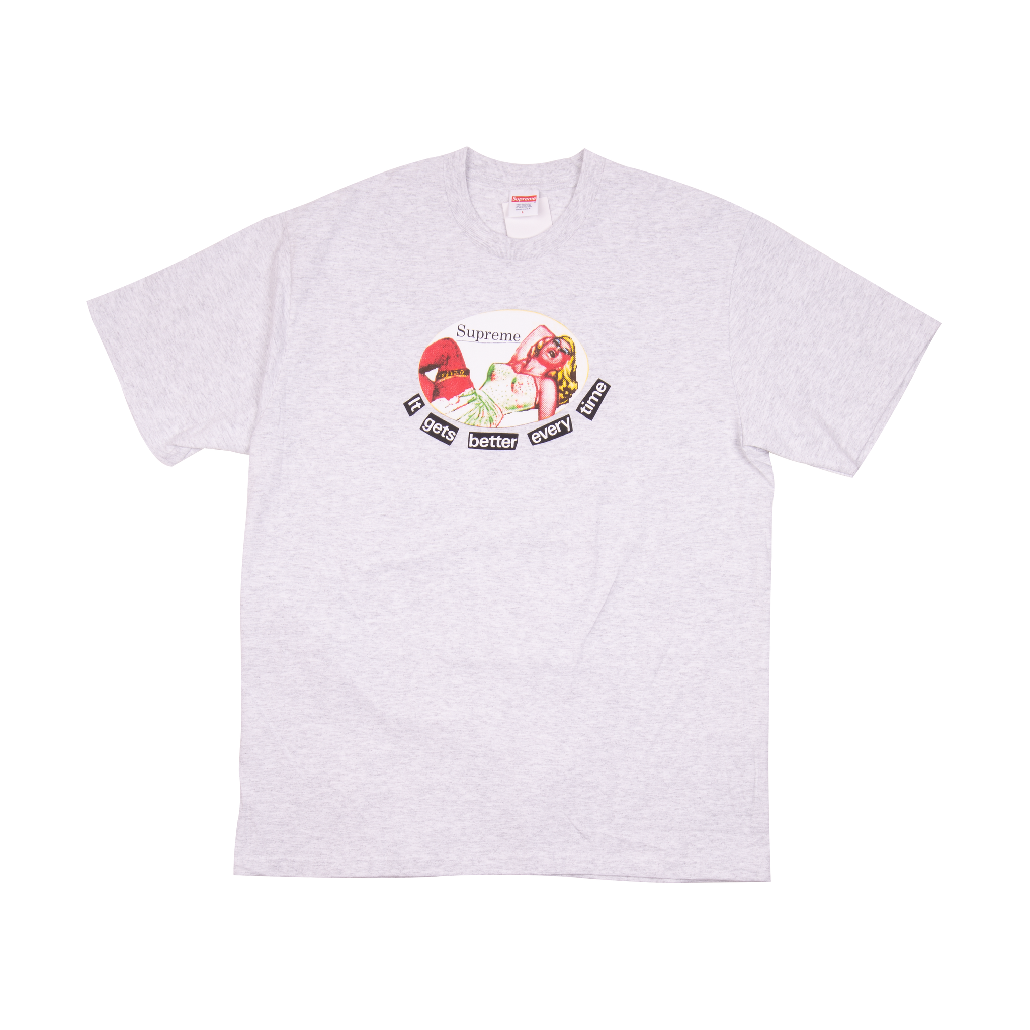 Supreme Ash Grey It Gets Better Tee