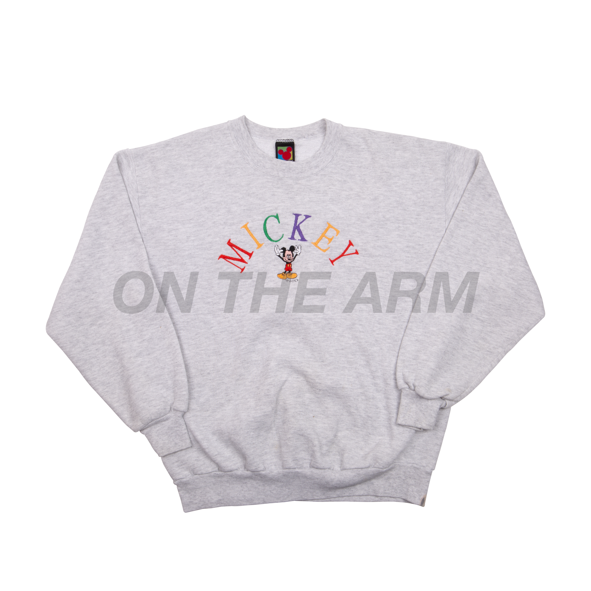 Vintage Grey Mickey Mouse Crew