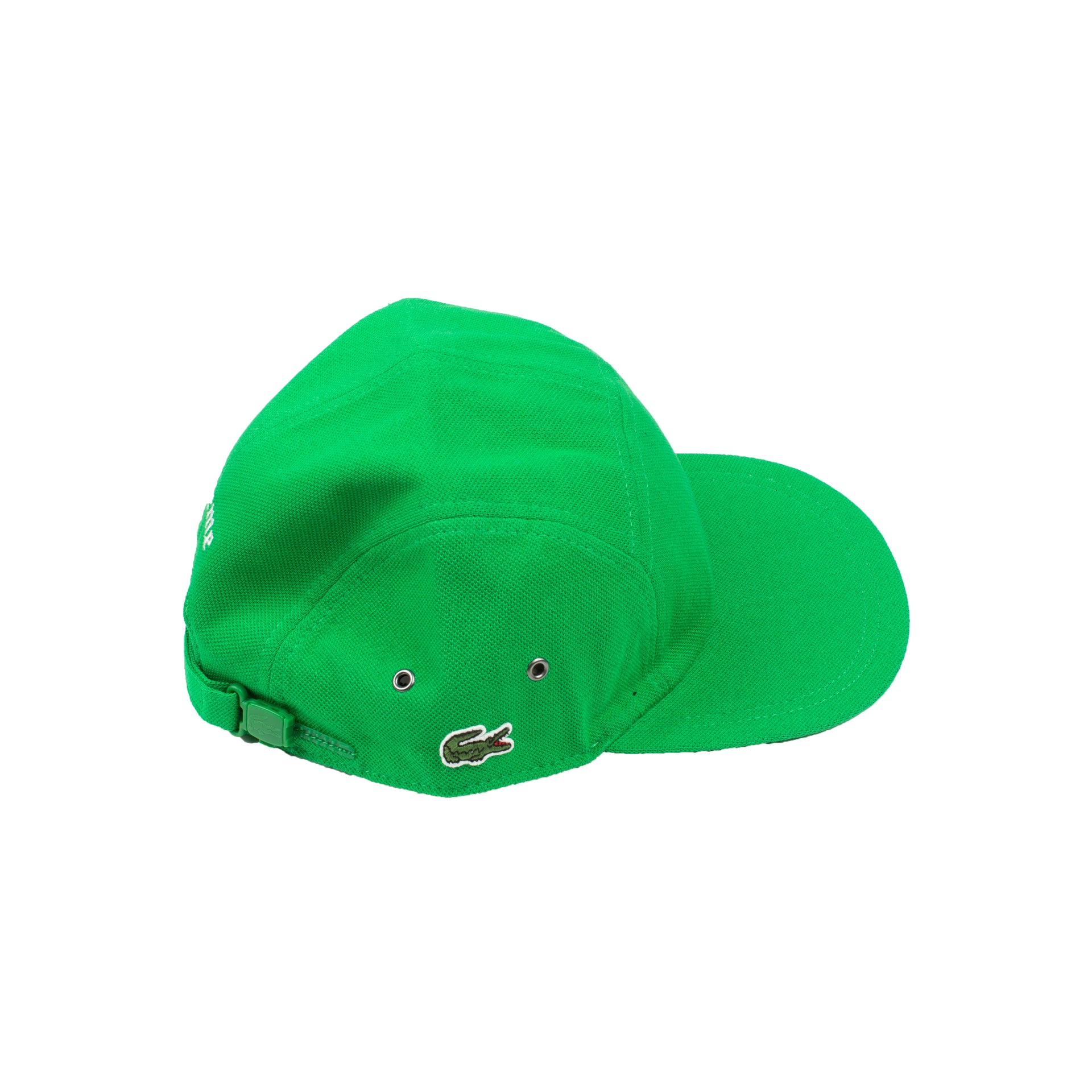 Supreme Green Lacoste Pique Camp Cap