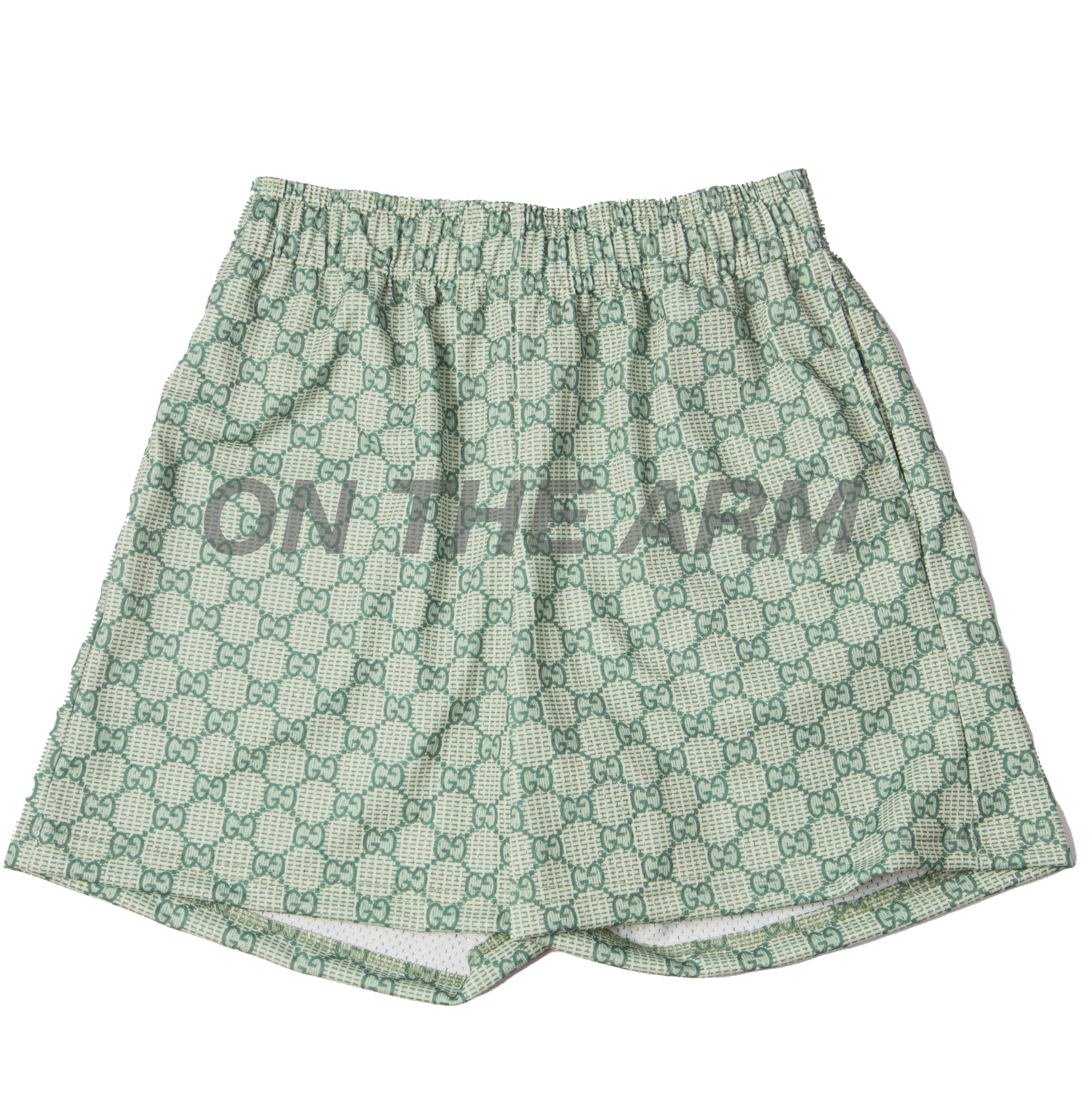 Bravest Studios Sage Green Gucci Shorts